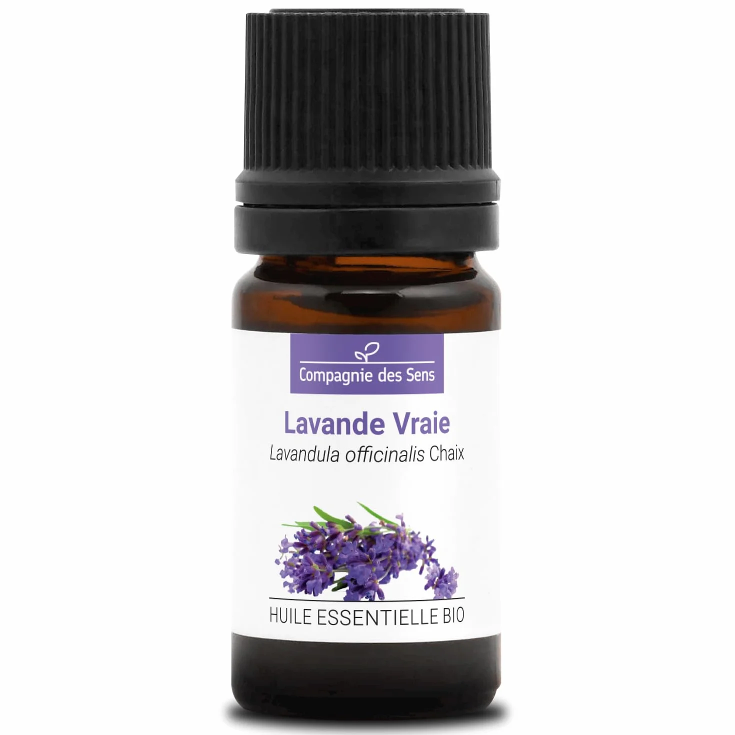 Huile Essentielle LAVANDE VRAIE BIO 5mL 100% Pure ChromaCert® Chémotypée Intégrale