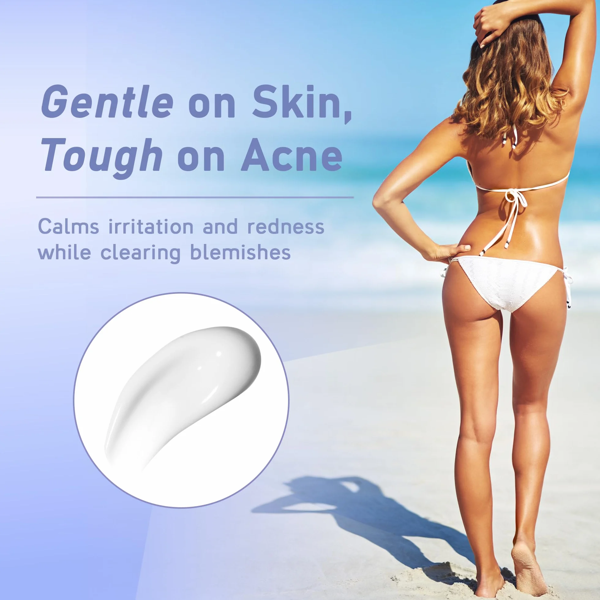 Crème Anti-Acné Tobcharm Acide Azélaïque Traitement Visage Boutons Fessiers Akne Hormonale