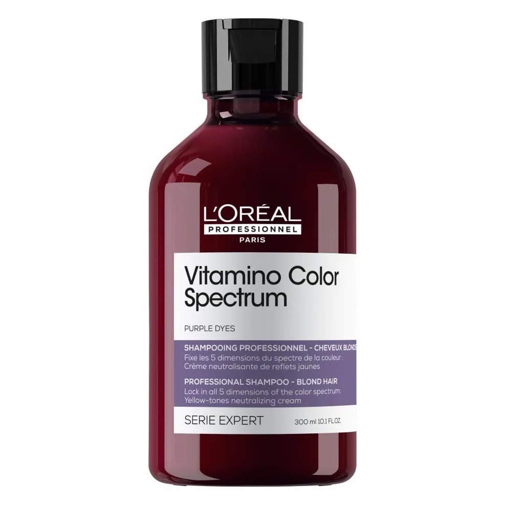 L'OREAL PROFESSIONNEL - Pour Cheveux Blonds - Anti-Reflets Jaunes - Préserve La Coloration Jusqu'À 100 Jours - Cheveux Nourris & Brillants - Vitamino Color Spectrum