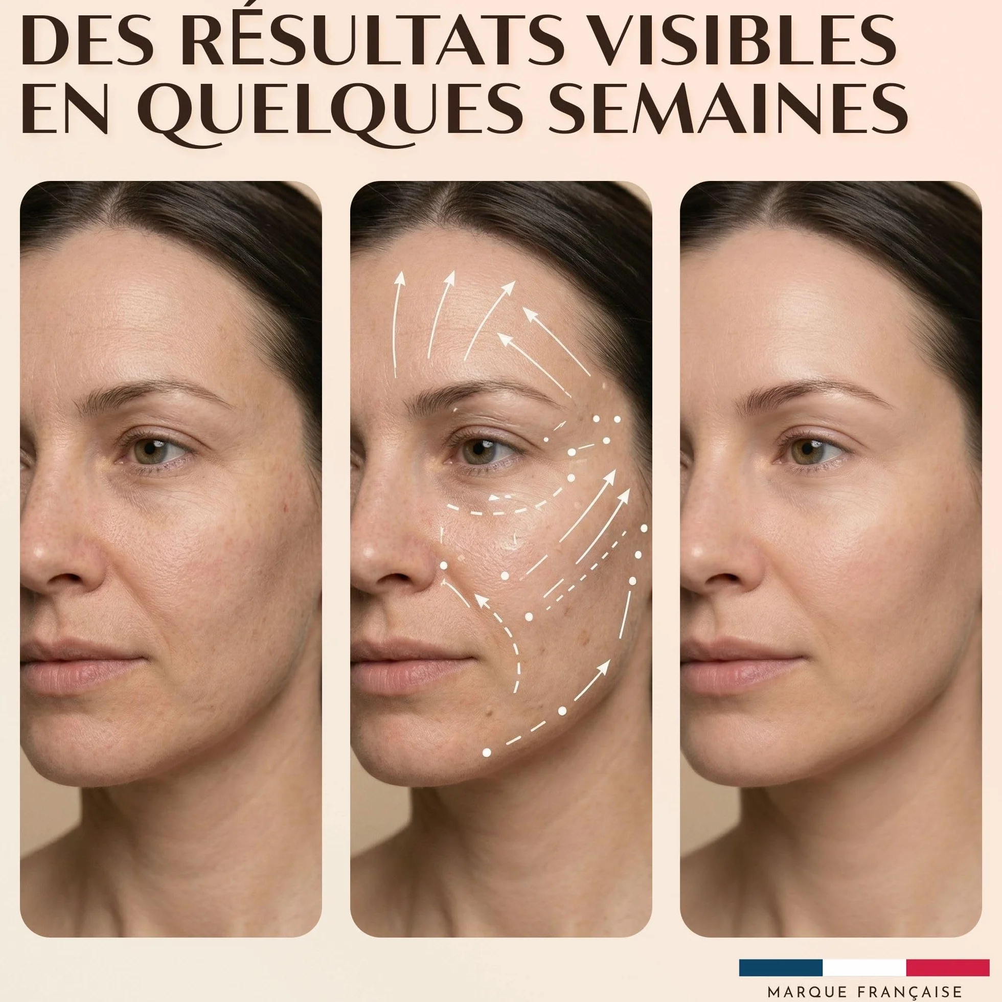 Brosse Lymphatique Visage Anti-Ride Drainage, Poils Doux, Stimule Circulation Détox Anti-Poches Anti-Cernes