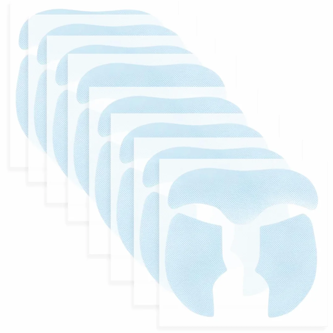 Lot de 24 patchs anti-rides réutilisables en silicone pour visage et cou
