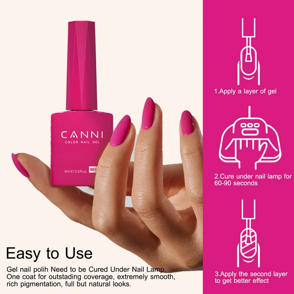 CANNI UV Gel Nail Polish Mint Green Soak Off Vernis Semi Permanent Manucure