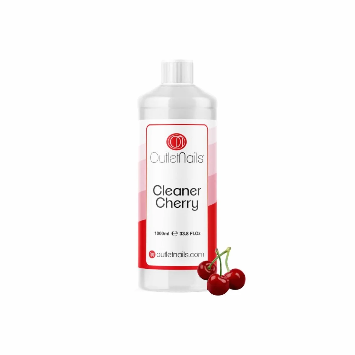 Cleaner dégraissant pour ongles 1000ml Parfum Cerise Nettoyant gel Nail Cleaner