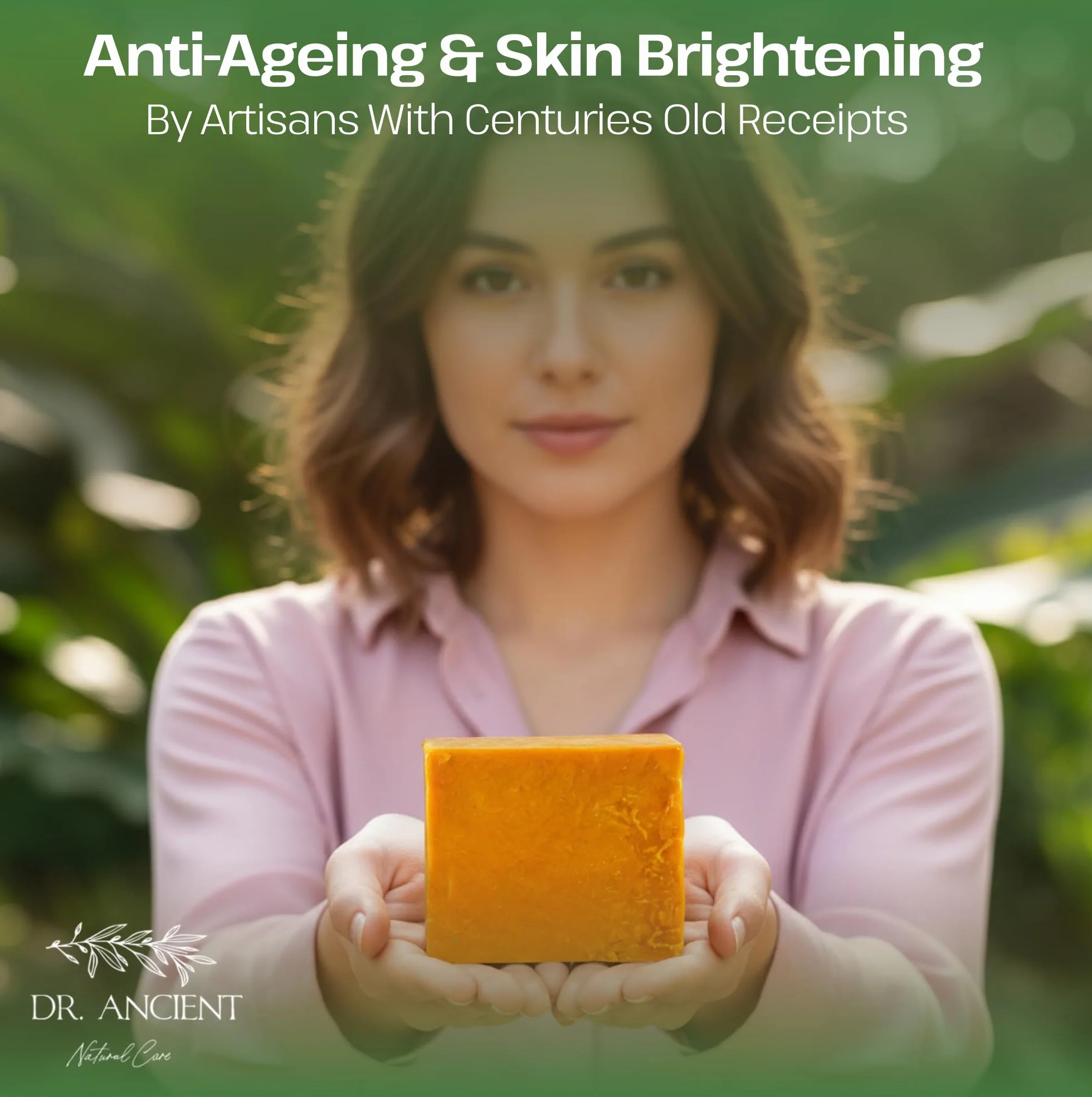 Dr.Ancient Savon au curcuma biologique anti-âge éclaircissant
