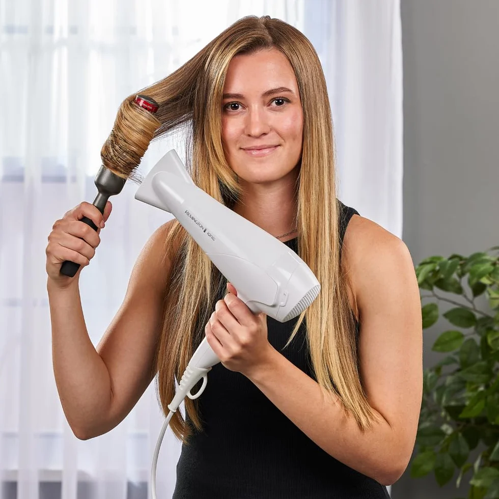 Remington Sèche-cheveux Ionique 2200 W Blanc D3199