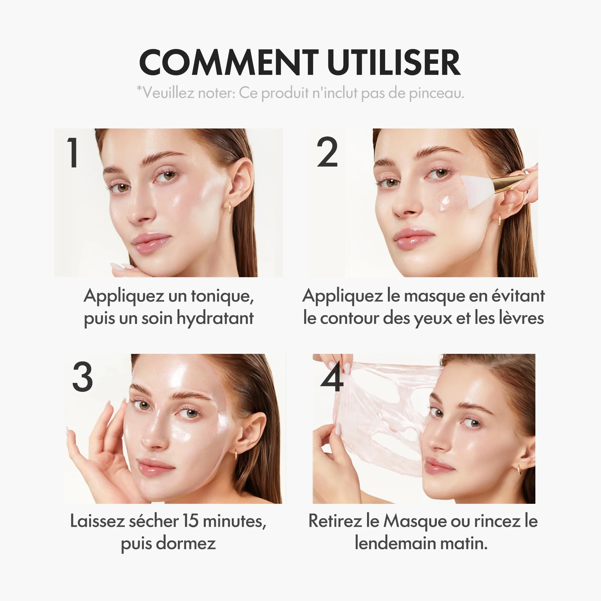 Medicube Masque de Nuit Wrapping au Collagène Peel-Off 75ml Soin Élasticité Hydratation Glass Skin