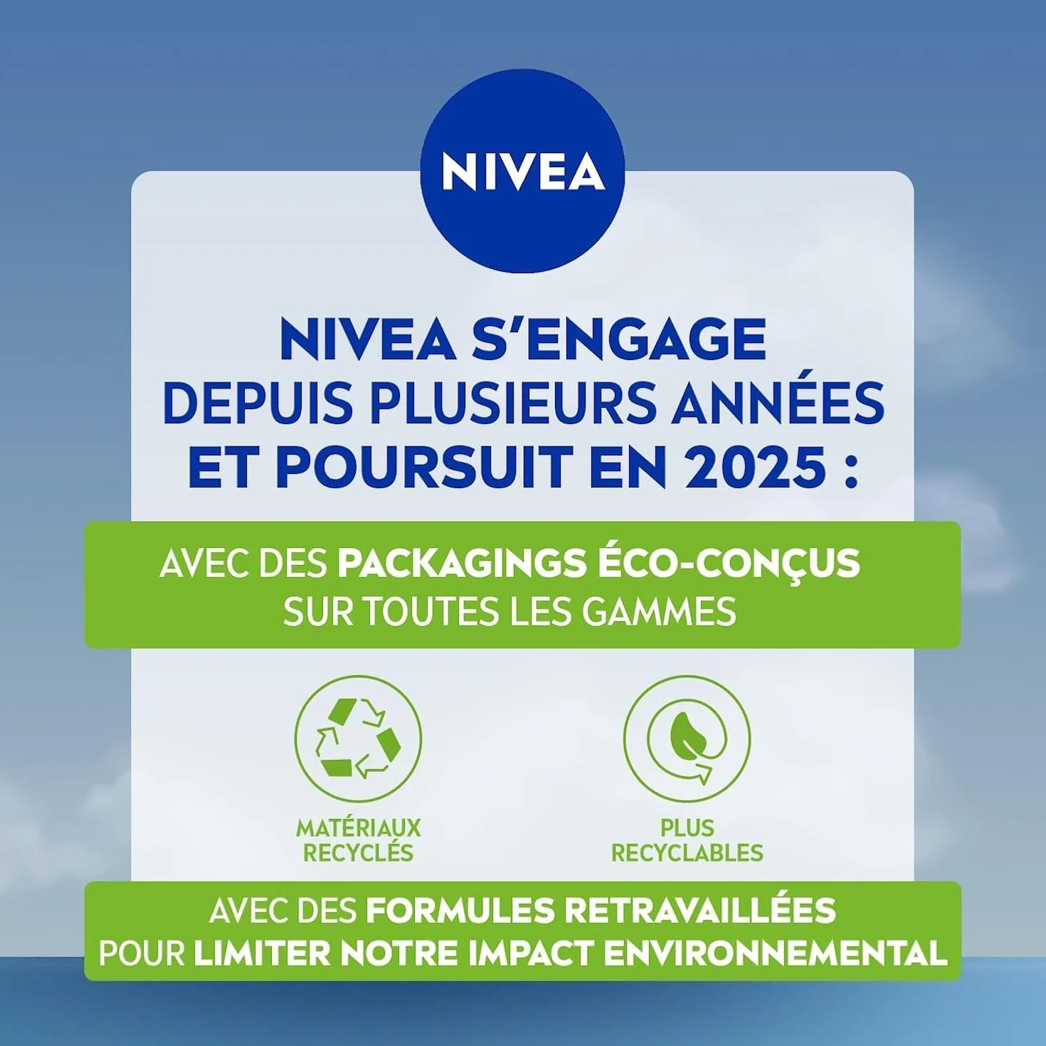 NIVEA Crème Mains 3 en 1 Repair & Care 75 ml Réparation intense Peaux Très Sèches 20% Glycérine Pro‑Vitamine B5 Hydratation 72h Non grasse