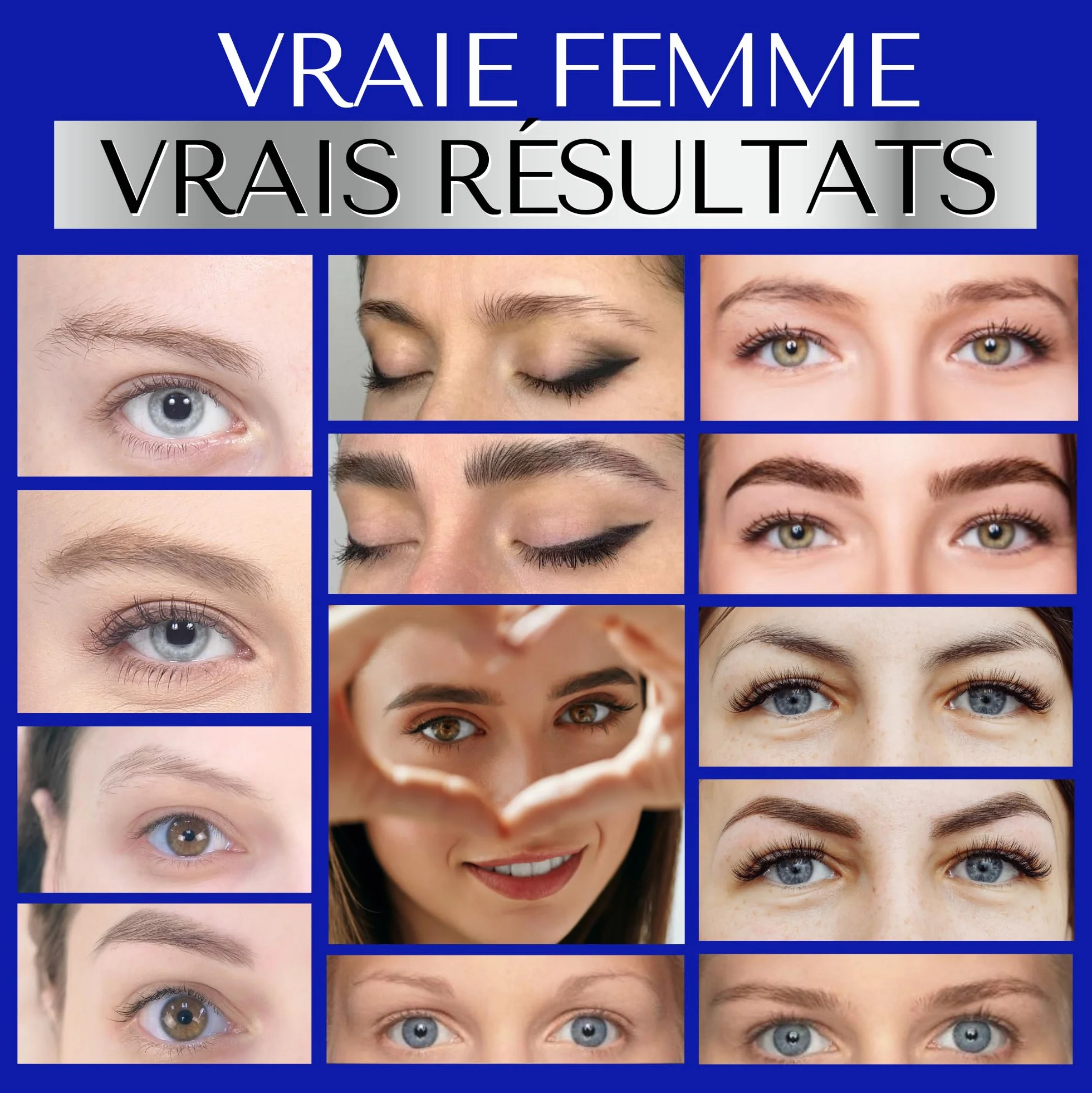 SERUM SOURCILS POUSSE FORMULE AVANCEE DERMAWORKS - Alternative Huile Ricin Maquillage Semi-Permanent Sourcils Fournis Epais 60 Jours