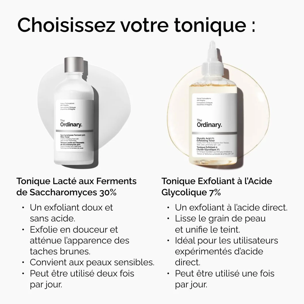 The Ordinary Tonique Lacté aux Ferments de Saccharomyces 30%, 100 ml