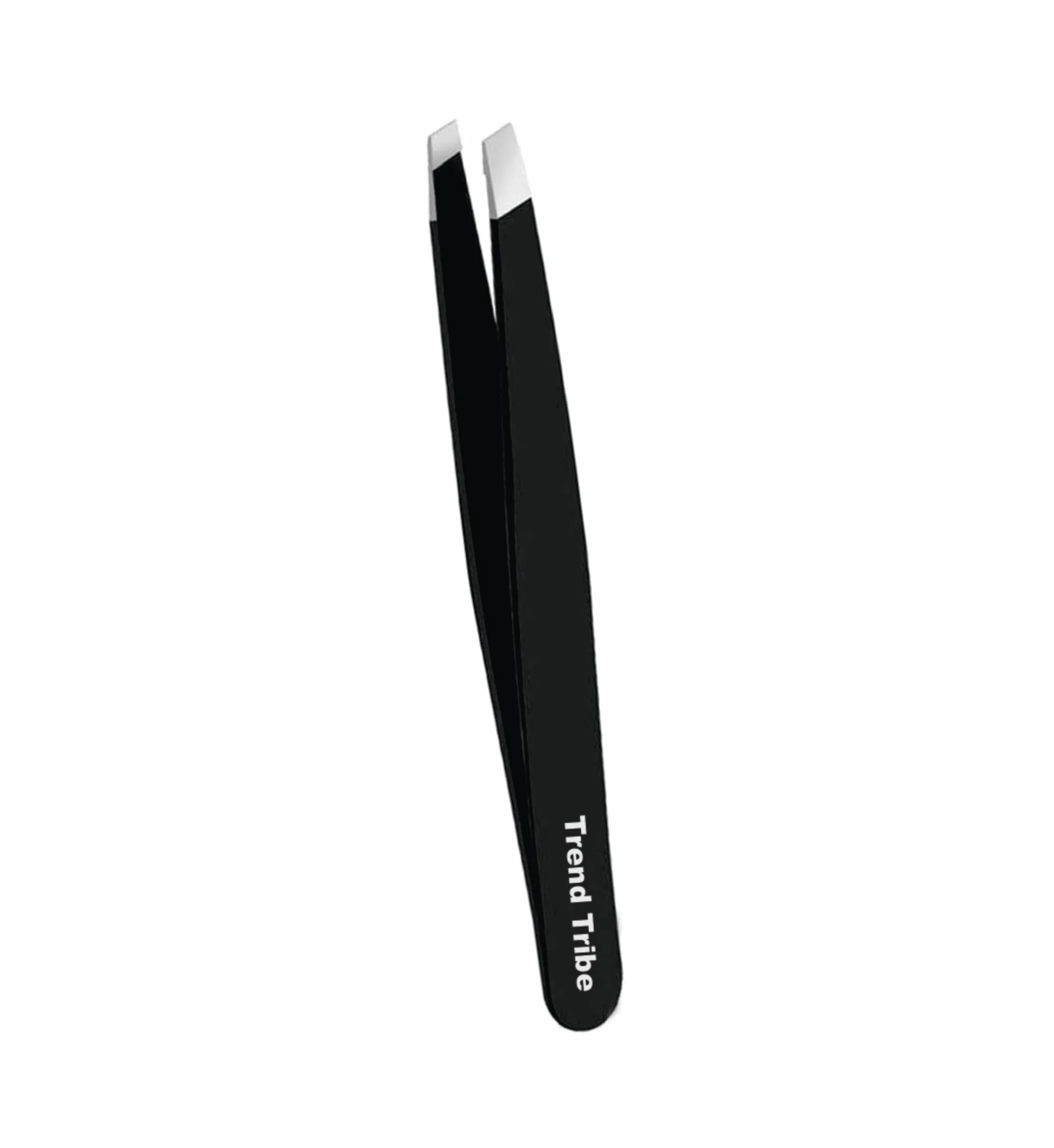 Pince à épiler les sourcils oblique professionnelle en acier inoxydable