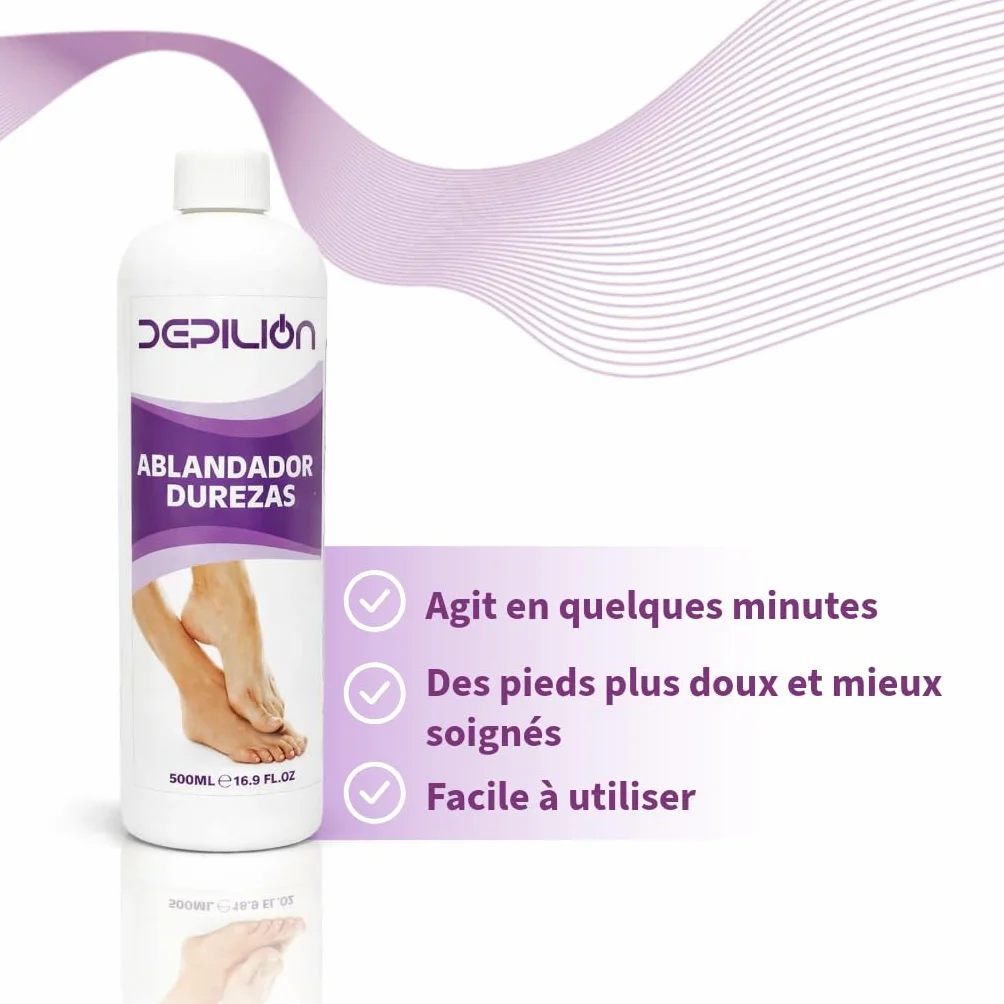 Liquide Anti-Callosités 500 ml - Anti Callosités Pieds Remover