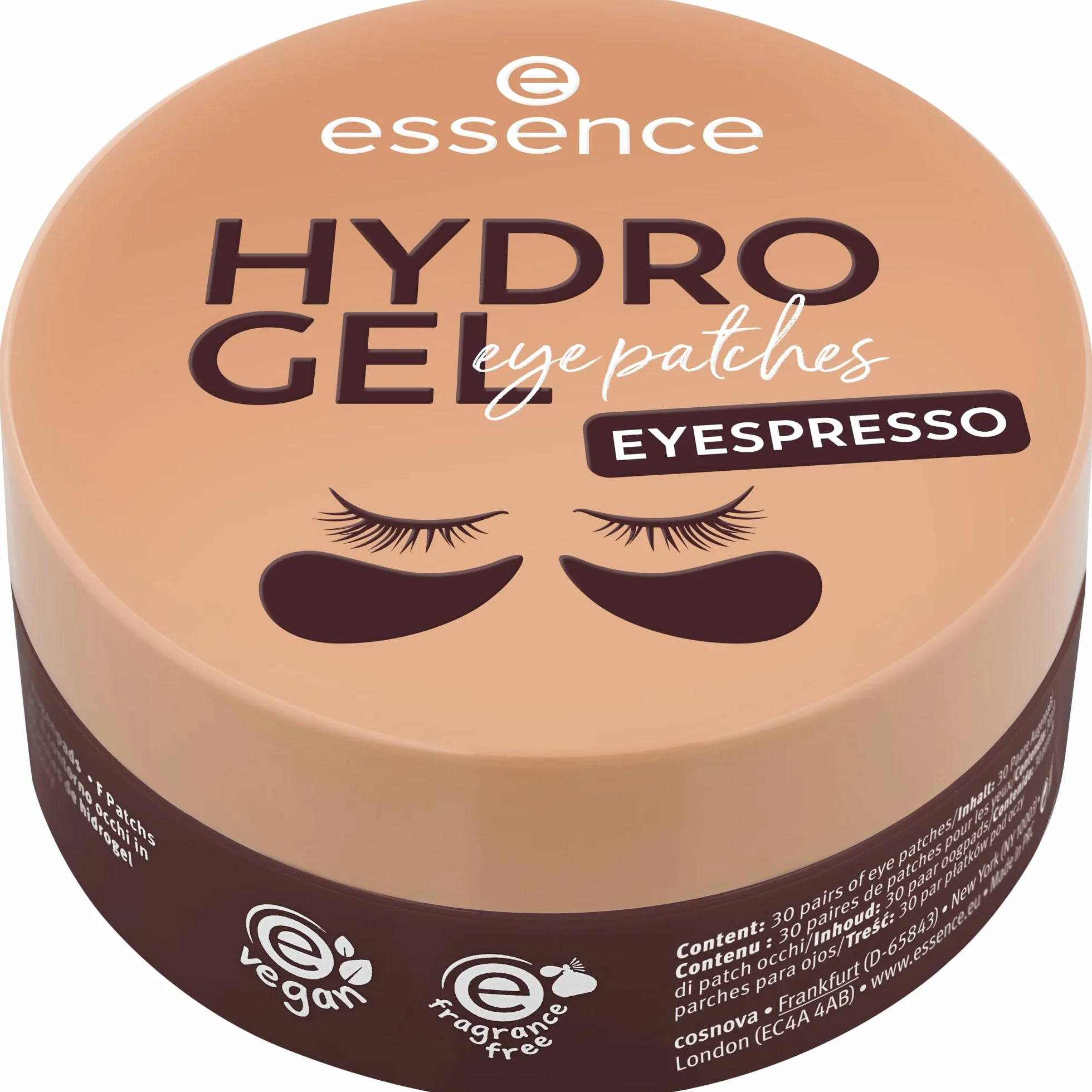 essence HYDRO GEL eye patches EYESPRESSO 30 Pairs hydratant rafraîchissant