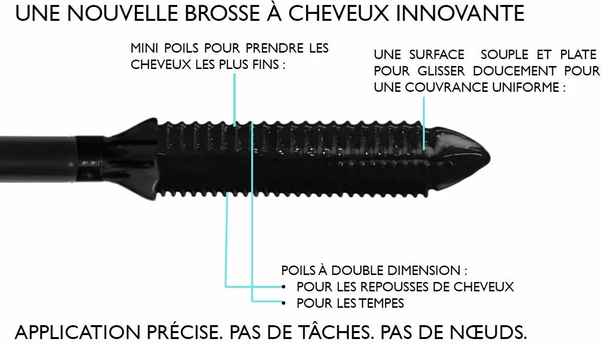 L’ORÉAL PARIS - Mascara Précision Correcteur de Cheveux Blancs - Magic Retouch - Châtain - 8ml