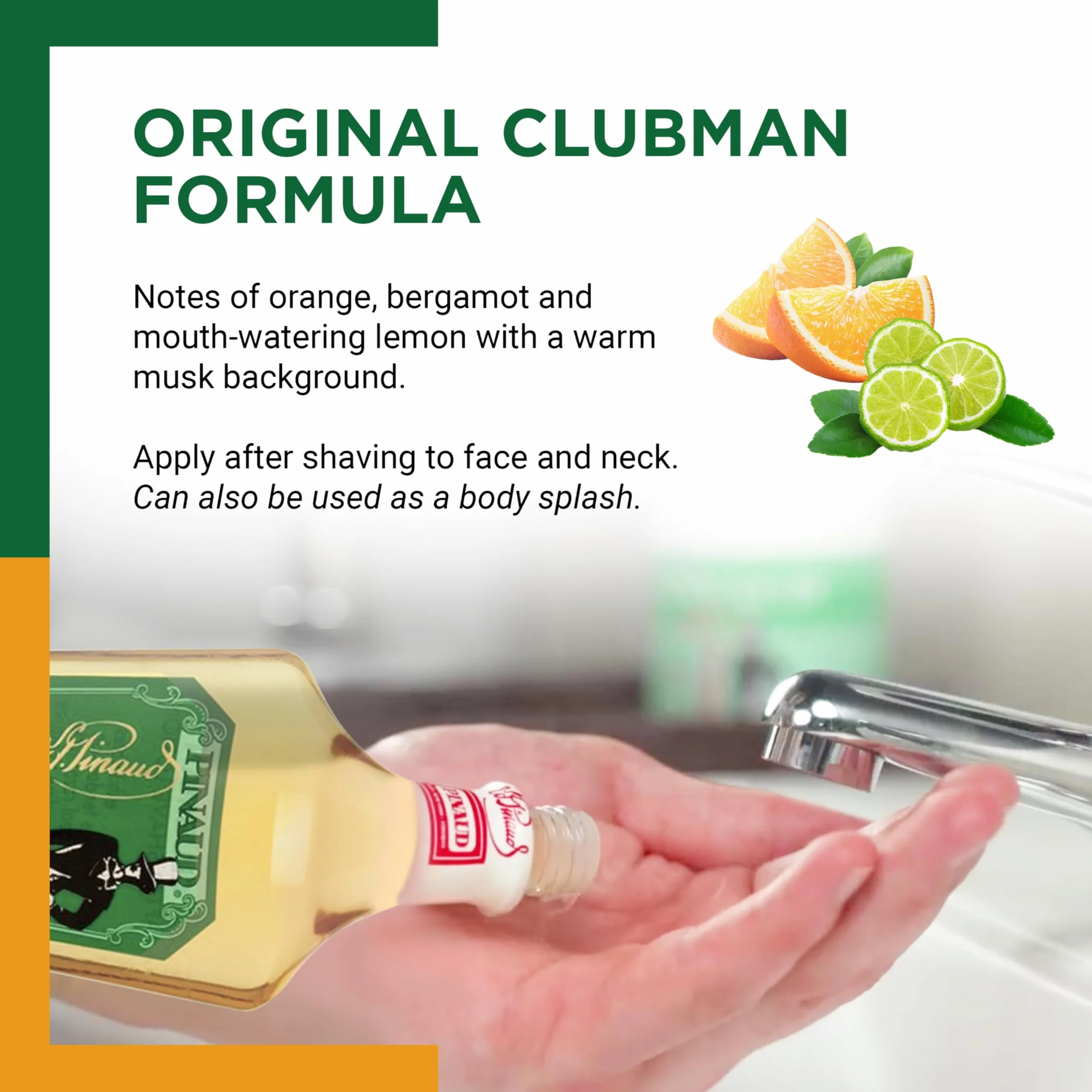 Pinaud Clubman Grand flacon de lotion après rasage 370 ml