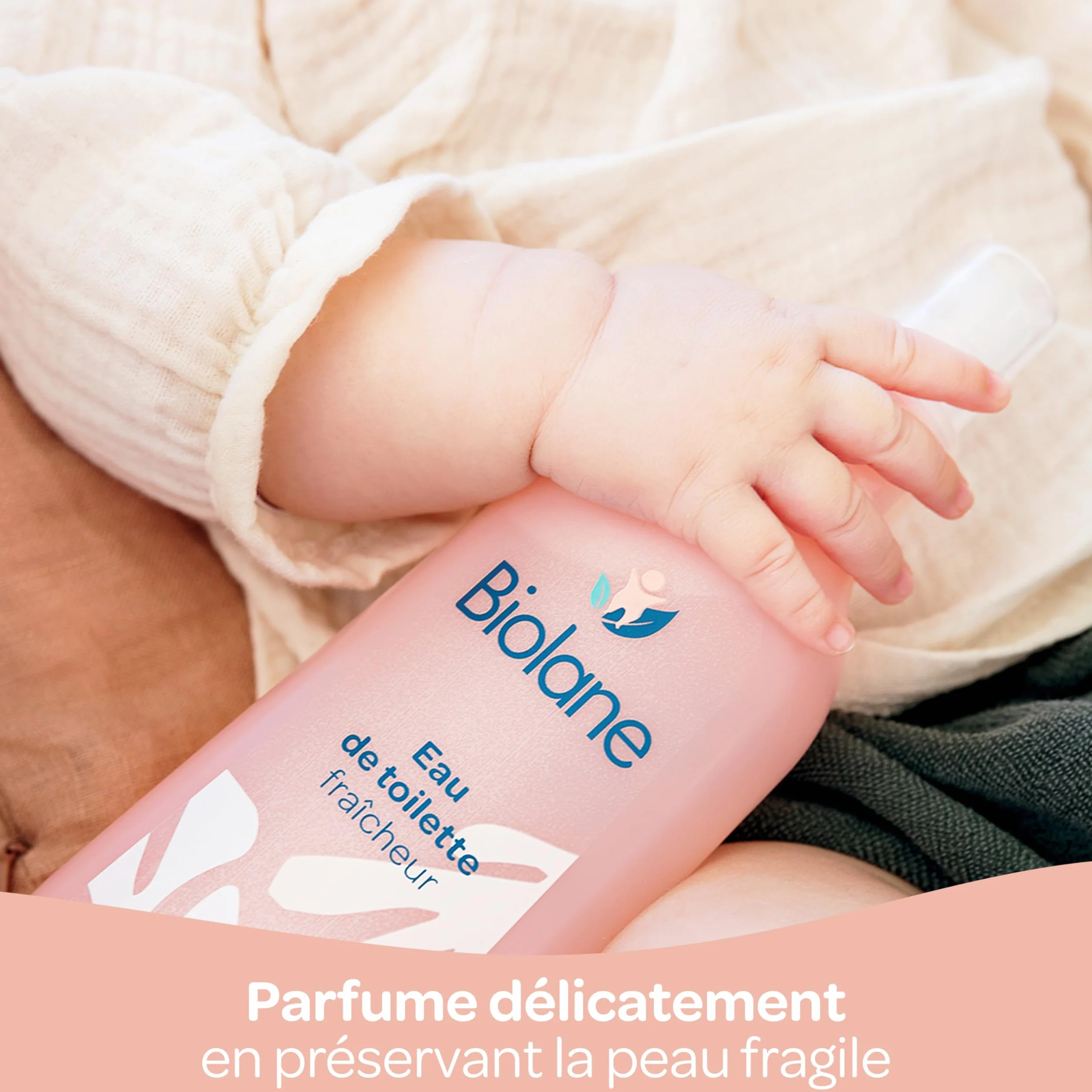 BIOLANE Eau de toilette bébé Fraîcheur 200ml Fabriquée en France