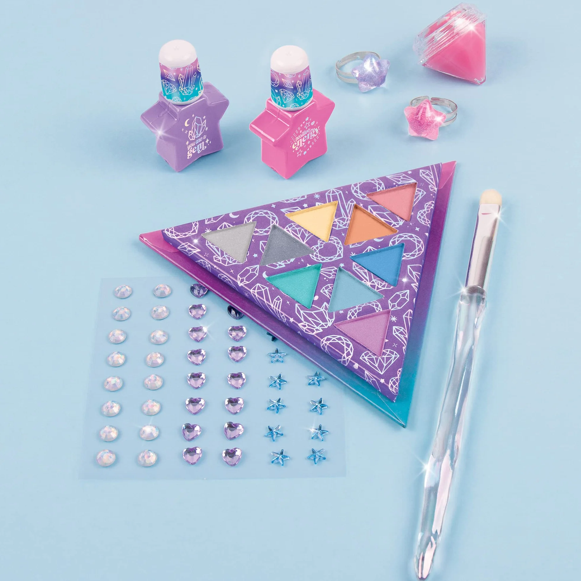 Make It Real Ombres et Bijoux pour Visage en Cristal Mystique, Ensemble créatif 2466