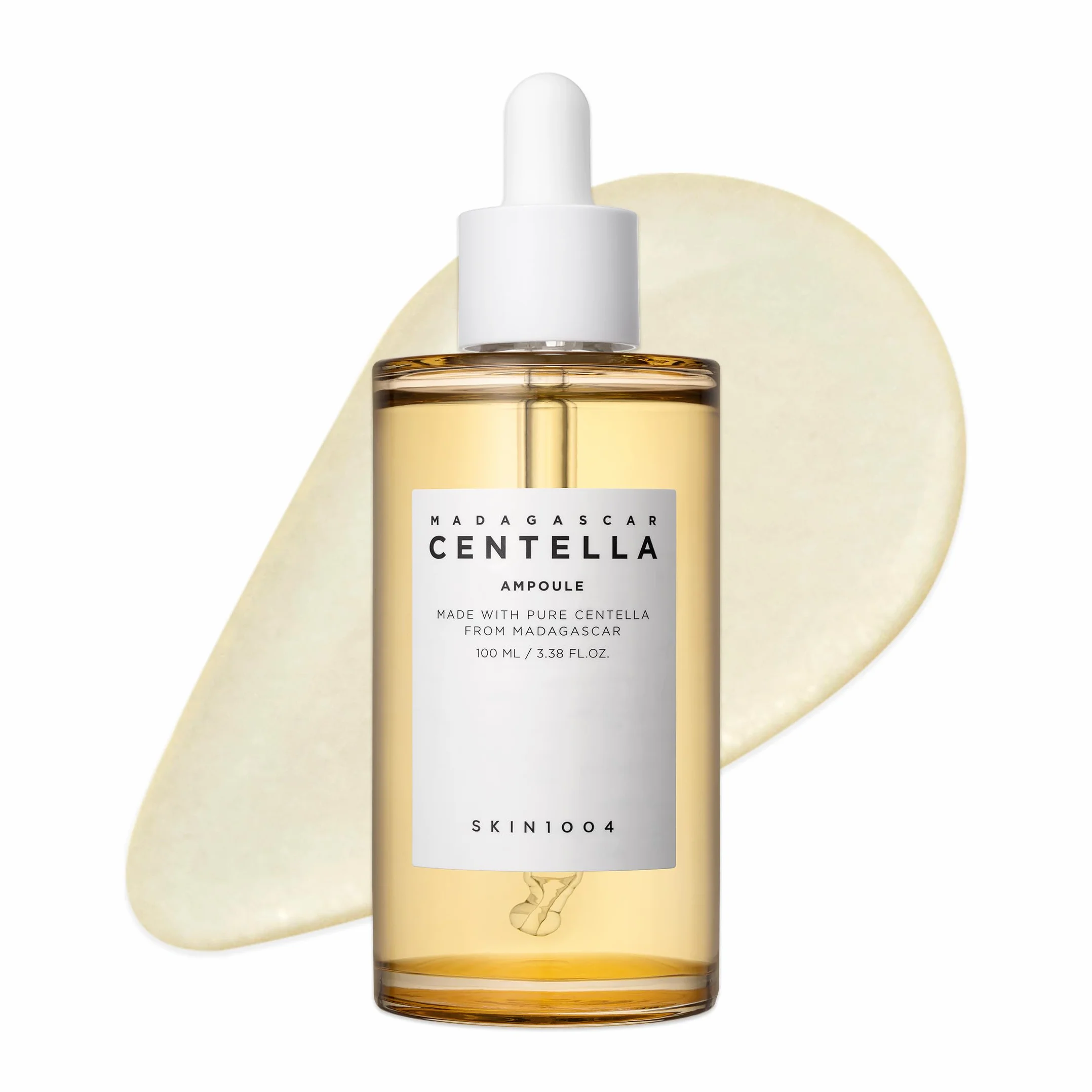 Skin1004 Madagascar Centella Asiatica 100 Ampoule (100ml or 3.38 floz) / Facial Serum / 100% Centella Asiatica Extract/For soothing sensitive and acne-prone skin