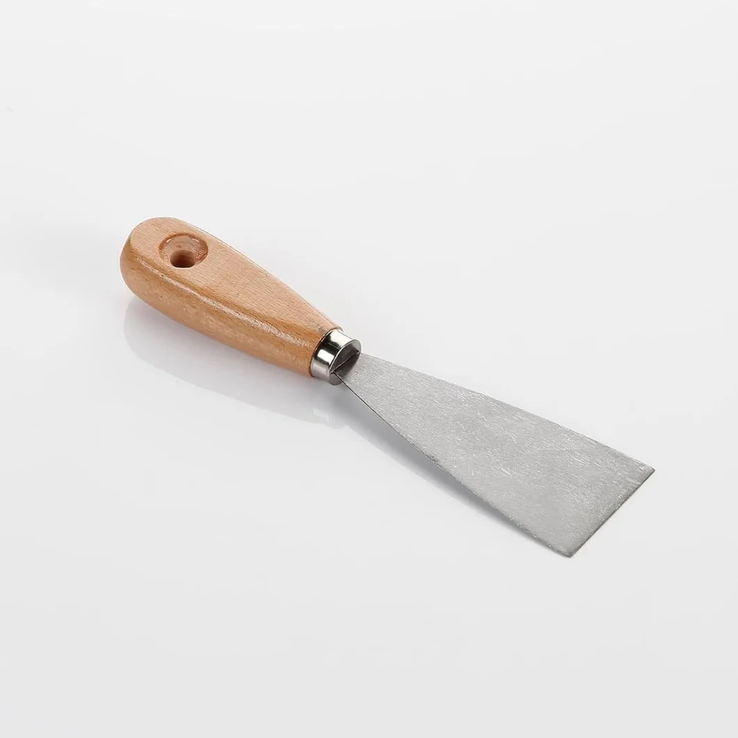 Spatules de Bricolage Acier au Carbone Manche en Bois Lot de 3 Pièces