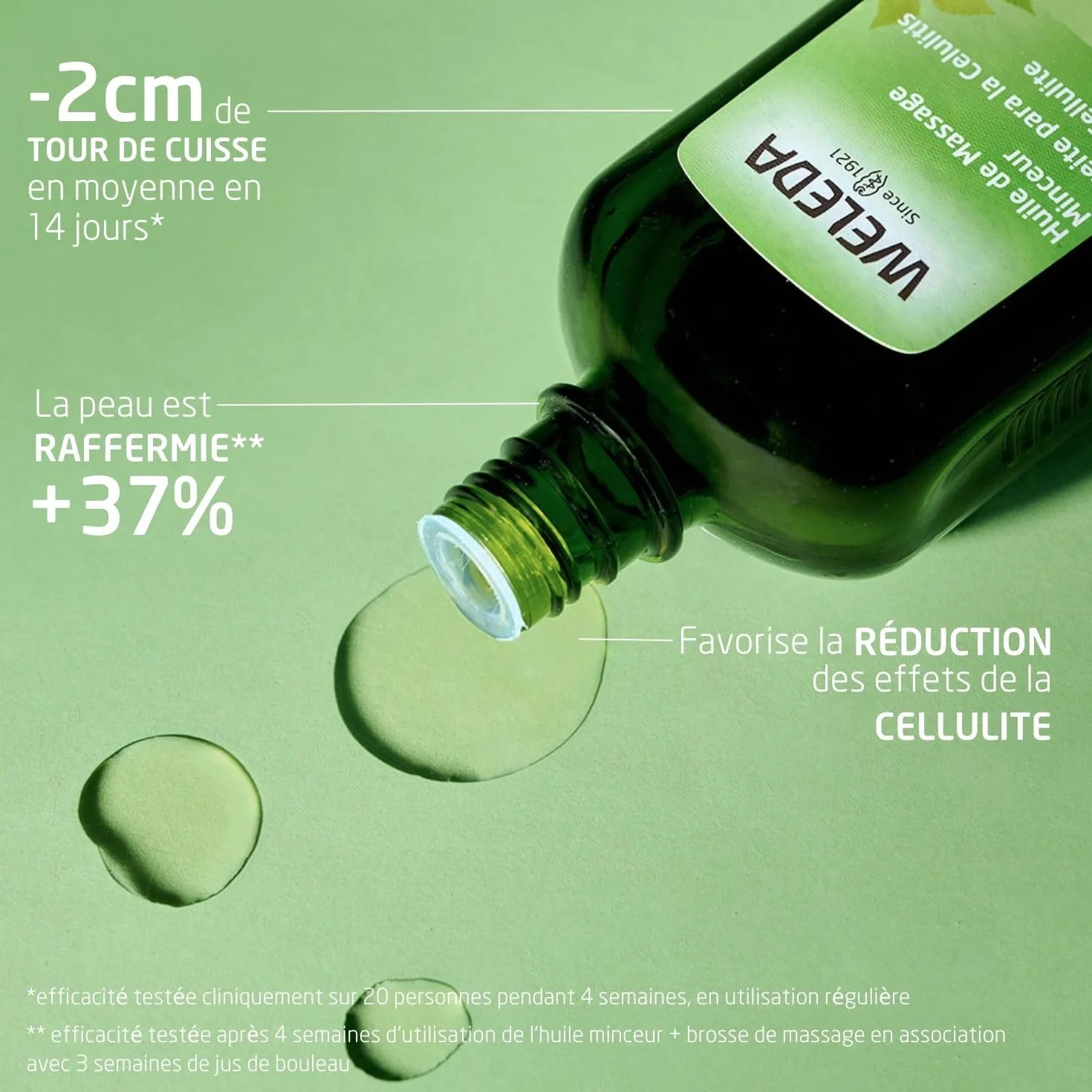 WELEDA Huile de Massage Anti-Cellulite au Bouleau 200ml