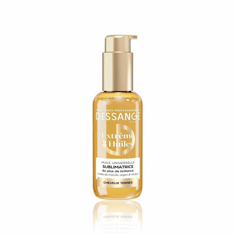 DESSANGE Huile Cheveux Universelle Sublimatrice Extrême 3 Huiles Marula Argan Onagre 110ml