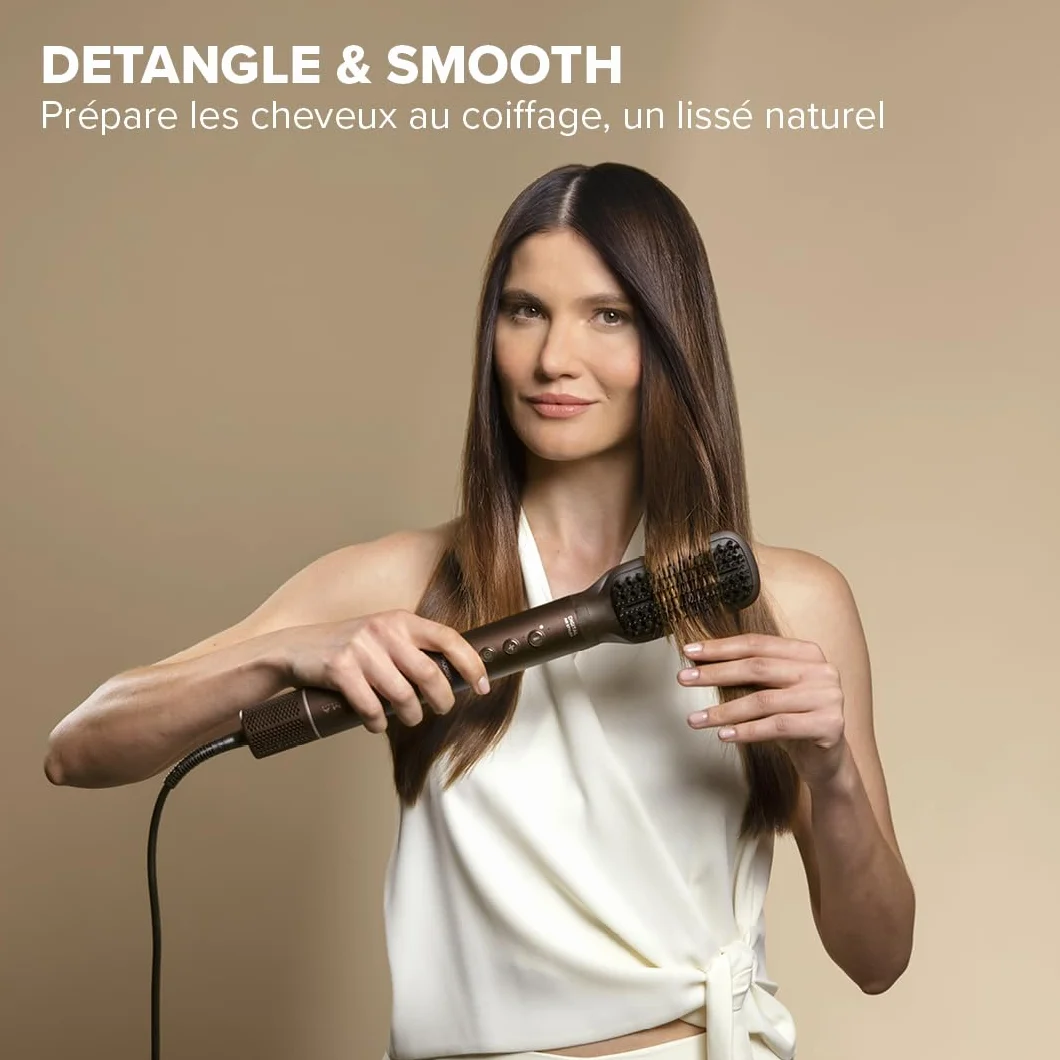 Bellissima Brosse Soufflante Styler Prodigy 1200W - Technologie Coanda - Boucles, Ondulations, Volume - 3 Températures - 6 Accessoires