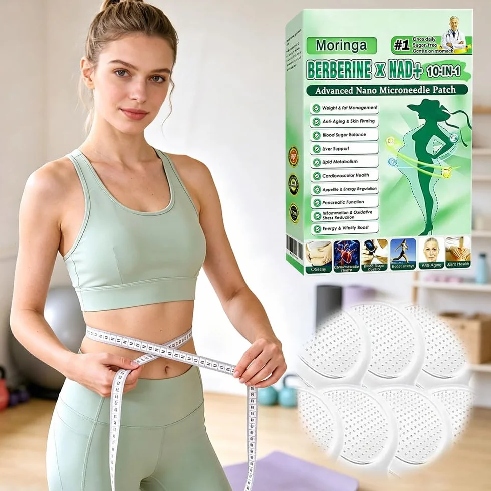 Patch Minceur 10 en 1 Moringa X Berberine Nano Microneedle 28 PCS