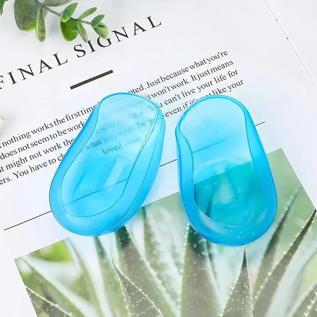 Cache-Oreilles pour Coiffure en Plastique imperméables, Protection Oreille Teinture Cheveux Douche