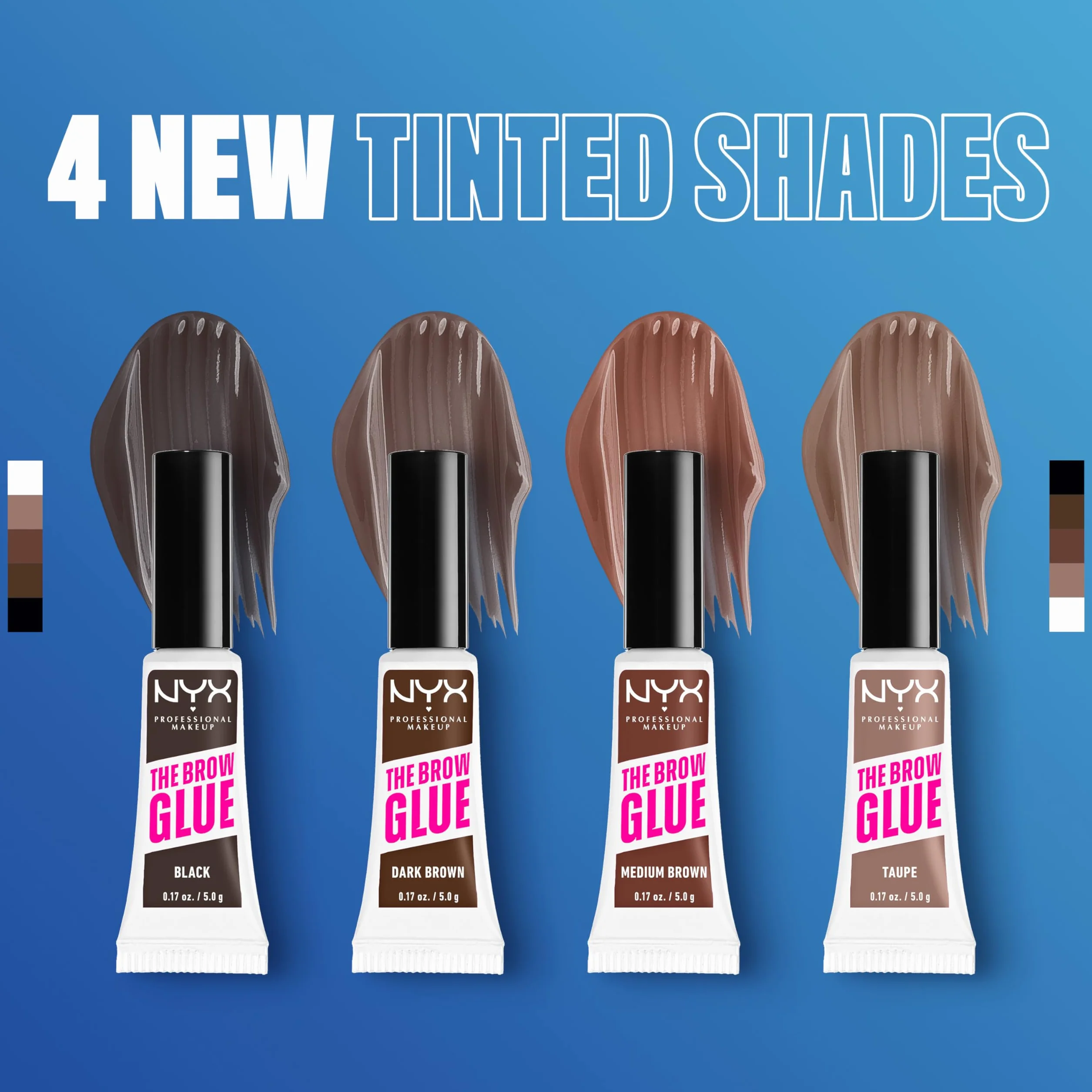 NYX Professional Makeup The Brow Glue Colle Fixatrice à Sourcils Teintée Tenue 16H Transparent
