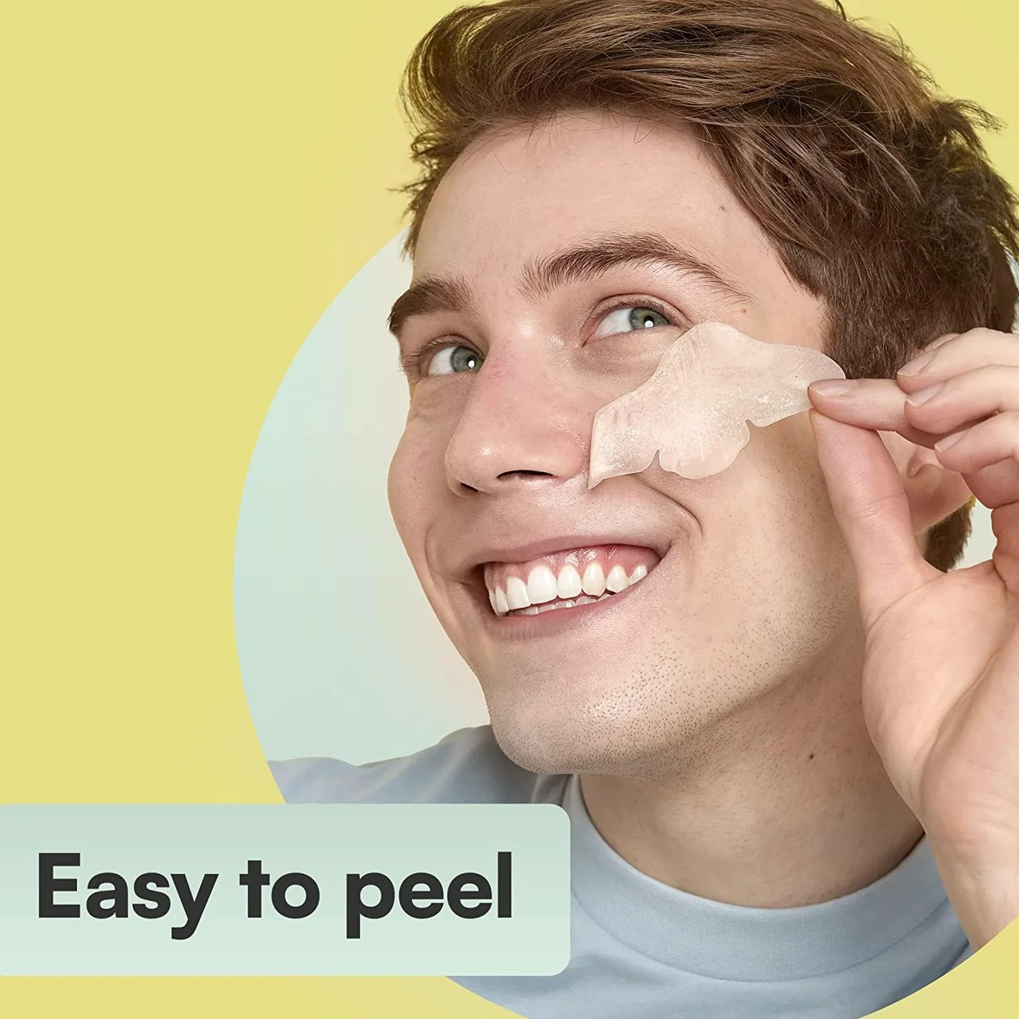 SKIN CHOICE Patch nasal hydrocolloïde pour pores, éliminer impuretés acné points noirs végétalien (5 unité)