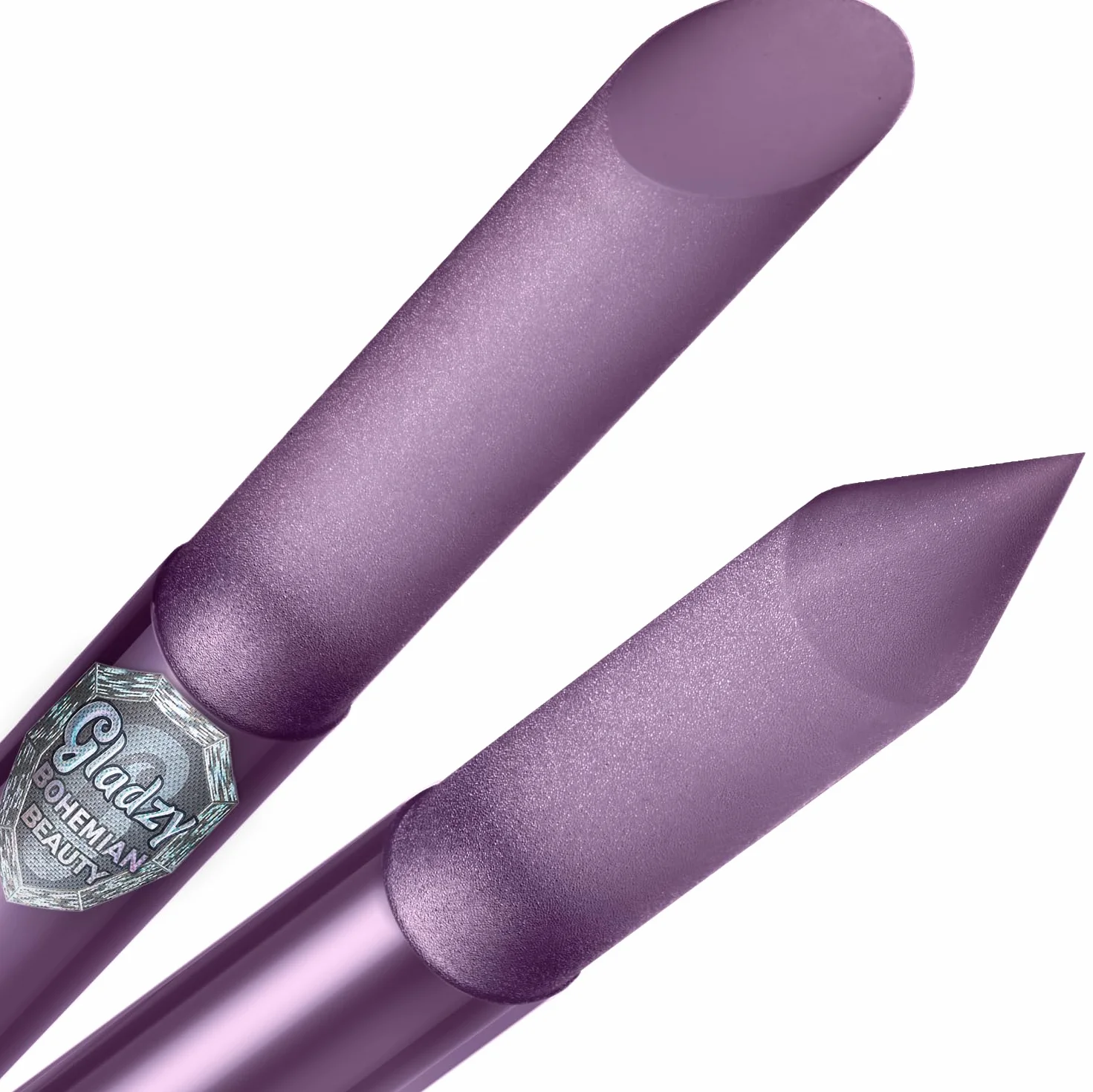 Gladzy Lime à Ongles Verre avec Poussoir Cuticules - Bâton Manucure Dissolvant Professionnel Précision