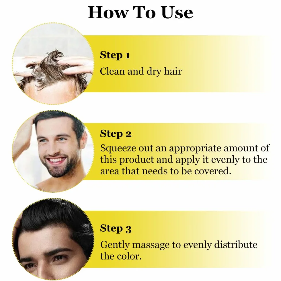 Crème Couvrante pour Cheveux Fengyang, Poudre Anti-Calvitie, Cache Racines Cheveux Clairsemés