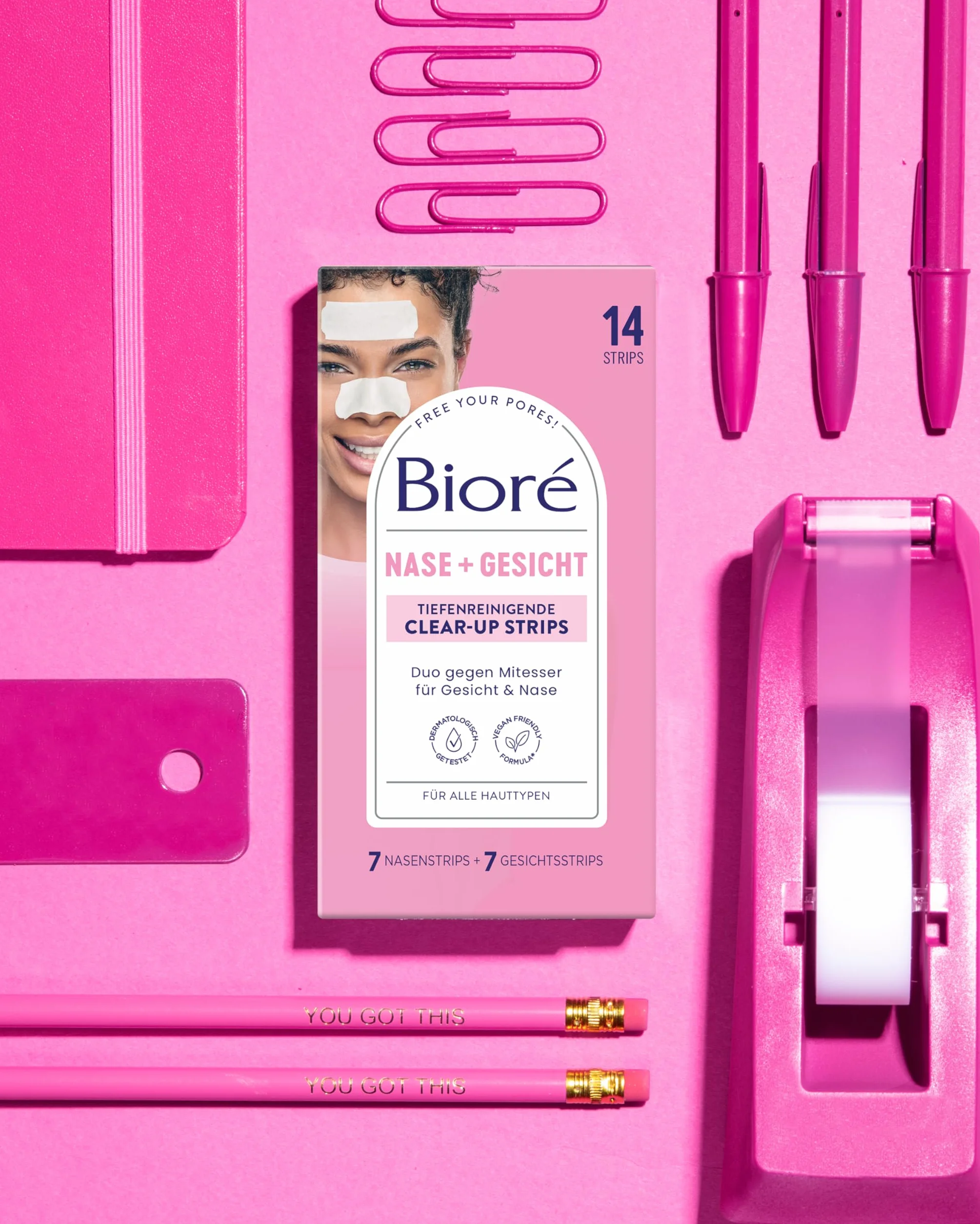 BIORÉ Patchs Ultra Purifiants à l'Hamamélis anti-points noirs pour le nez - boîte de 7