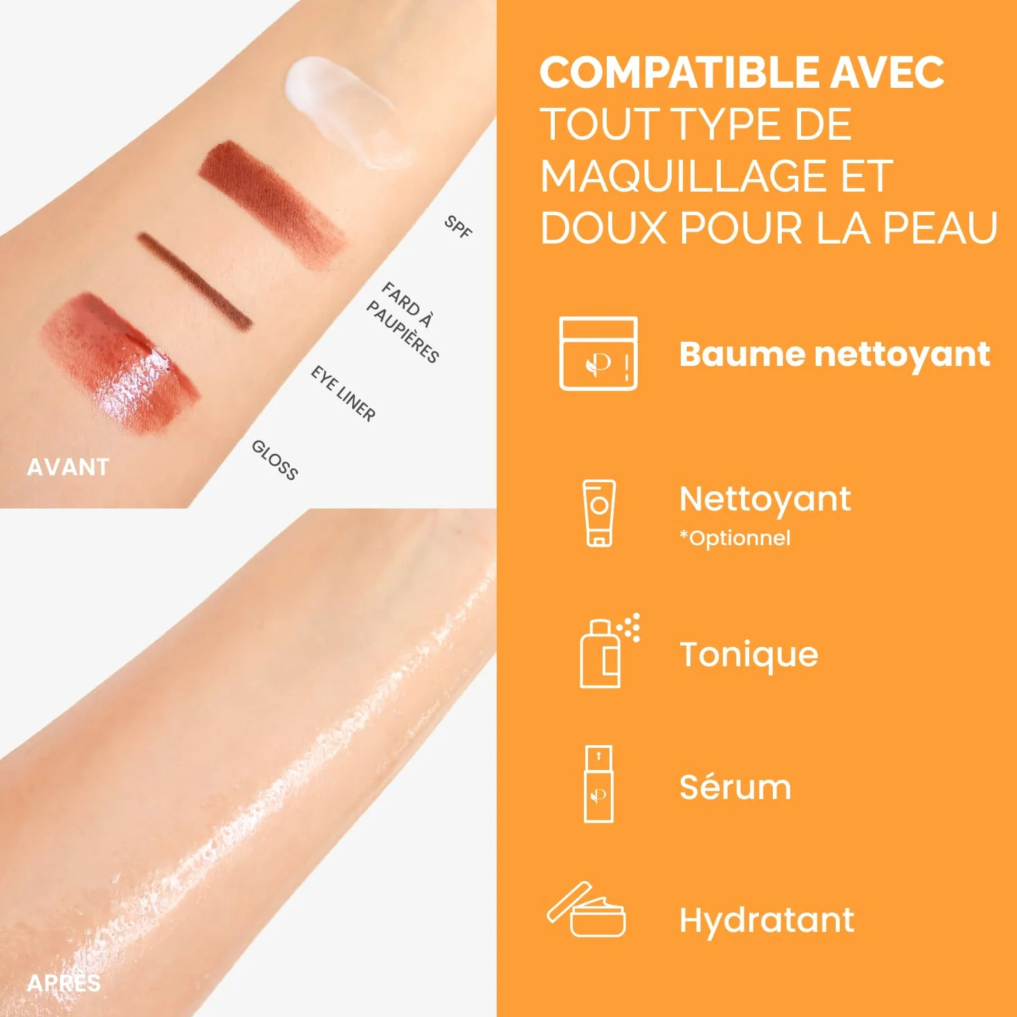PLANTIFIQUE Baume Démaquillant Visage Acide Hyaluronique Céramides 40 g