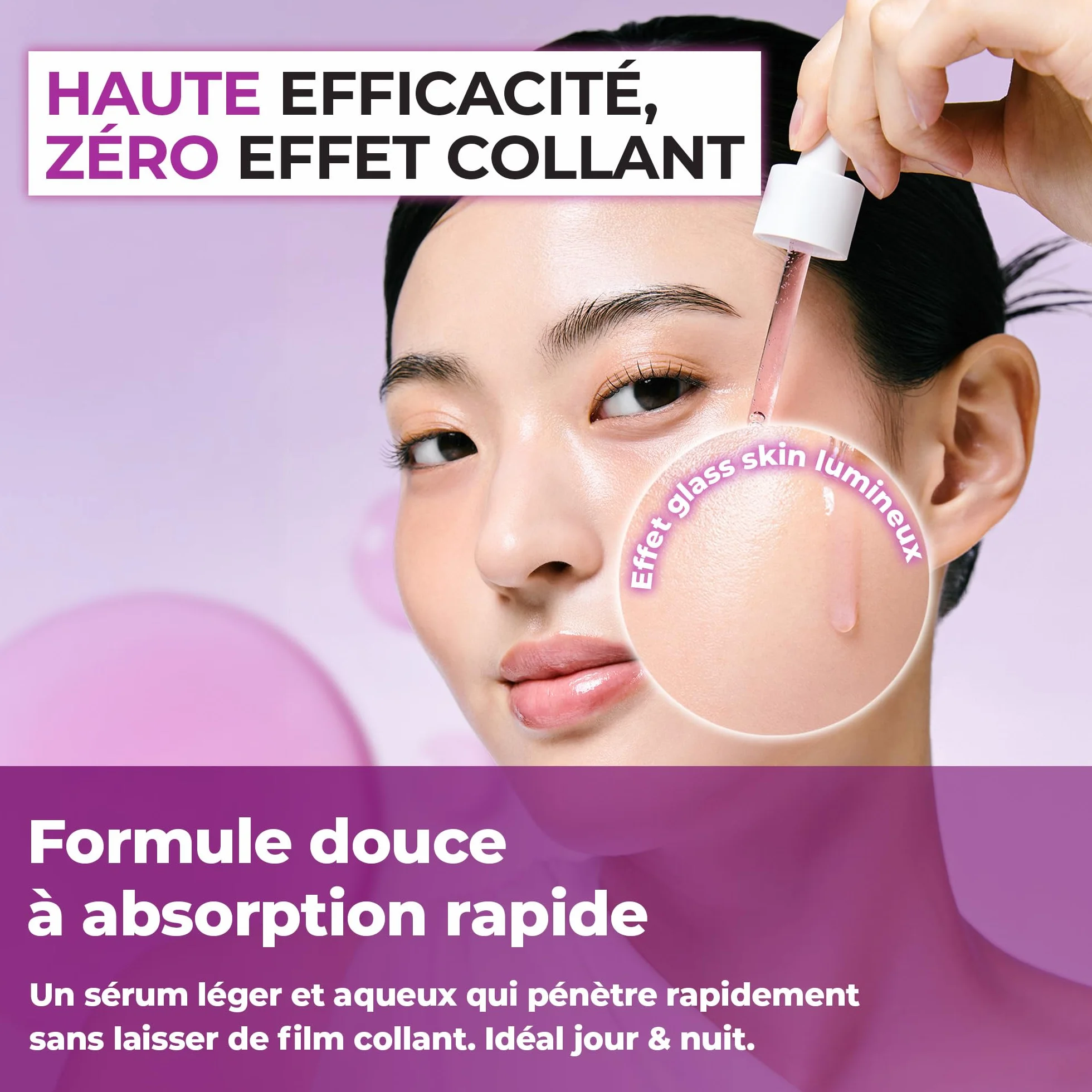 JUMISO Sérum anti-taches brunes 10 % niacinamide - TXA + glutathion - Sérum éclaircissant pour le visage pour un usage quotidien - Gel d'eau sans boulochage - Aide à unifier le teint de la peau