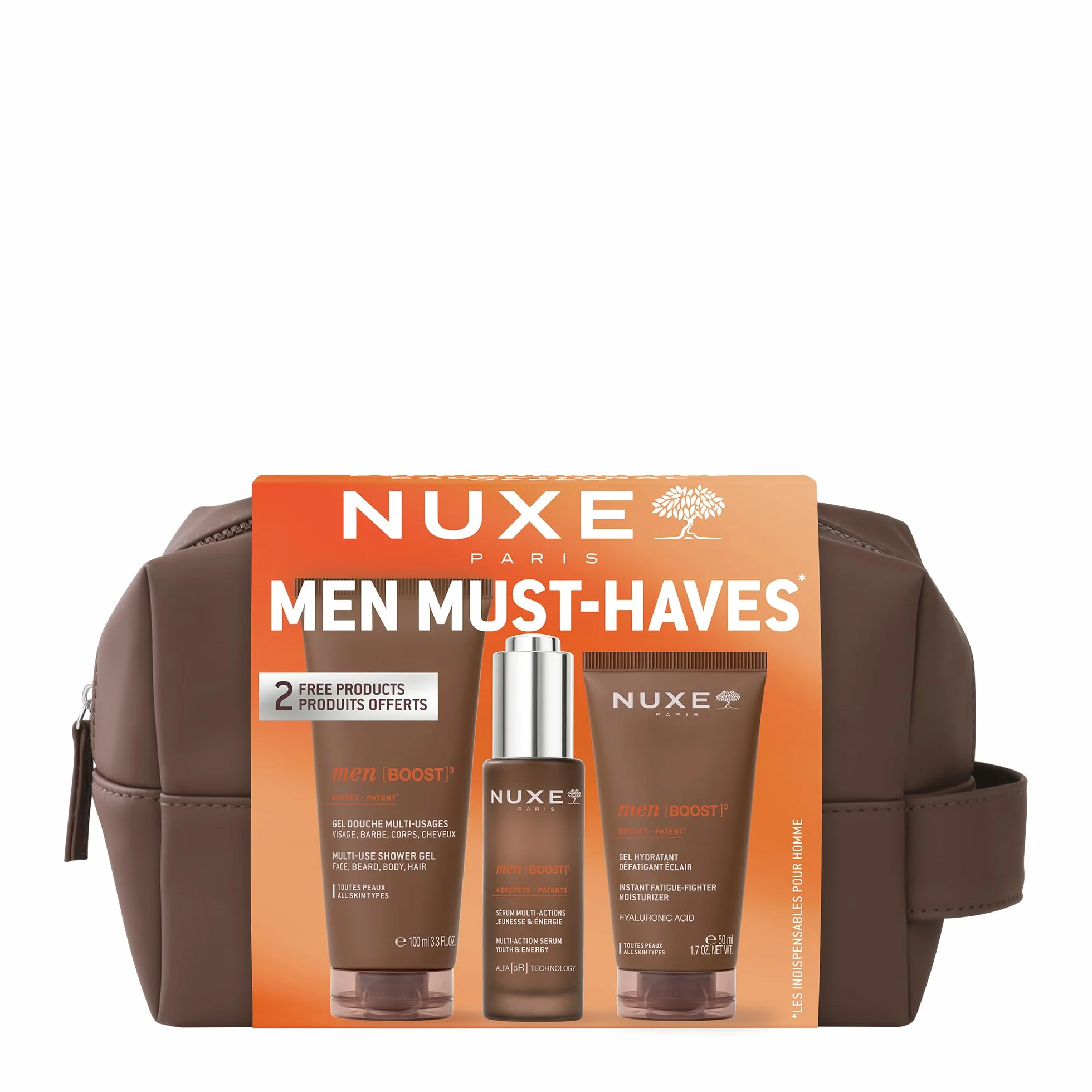 NUXE MEN [BOOST]3 TRIO MUST-HAVE SET