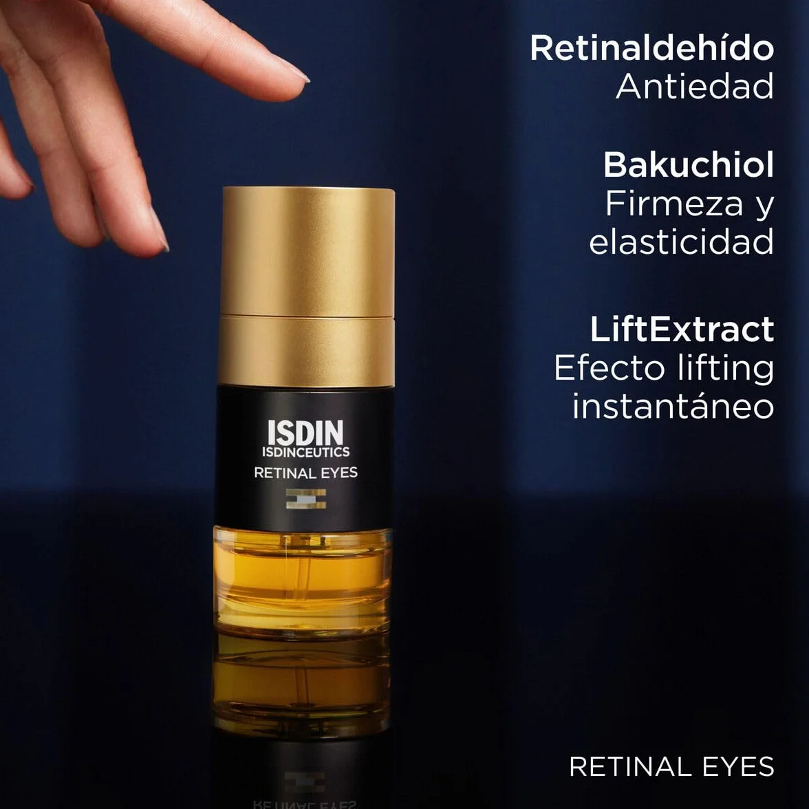ISDIN Isdinceutics Retinal Eyes 20 ml Sérum Contour des Yeux au Rétinal Rides Poches Cernes Fermeté Luminosité Fatigue