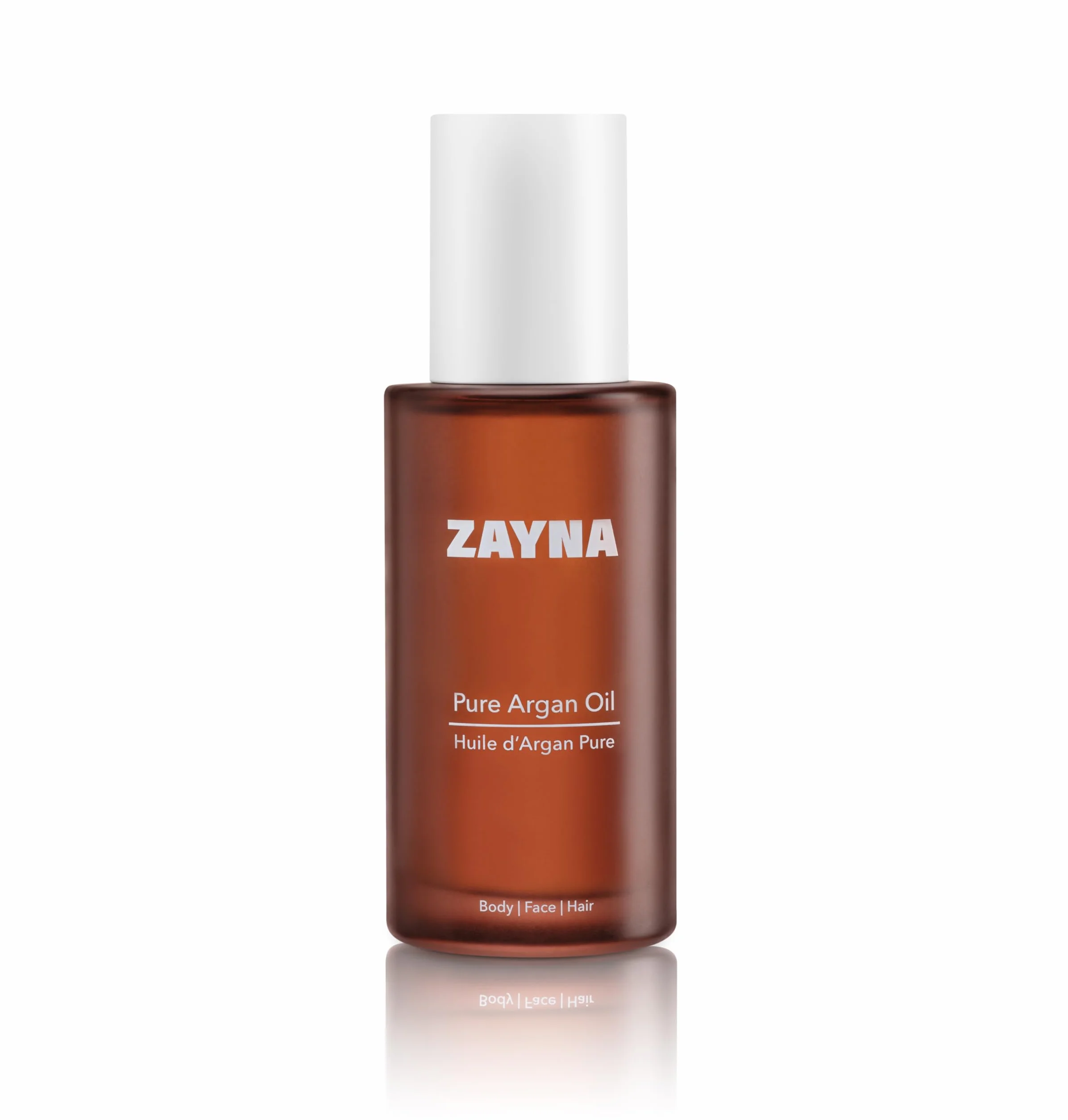 ZAYNA Huile d’Argan Pure et Bio 100 ml | pour cheveux, visage & corps | huile d’argan 100% pure pressée à froid du Maroc | testée dermatologiquement, riche en vitamine E | Conditionnée en Suisse.