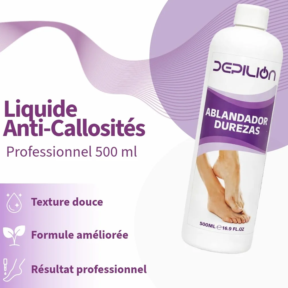 Liquide Anti-Callosités 500 ml - Anti Callosités Pieds Remover
