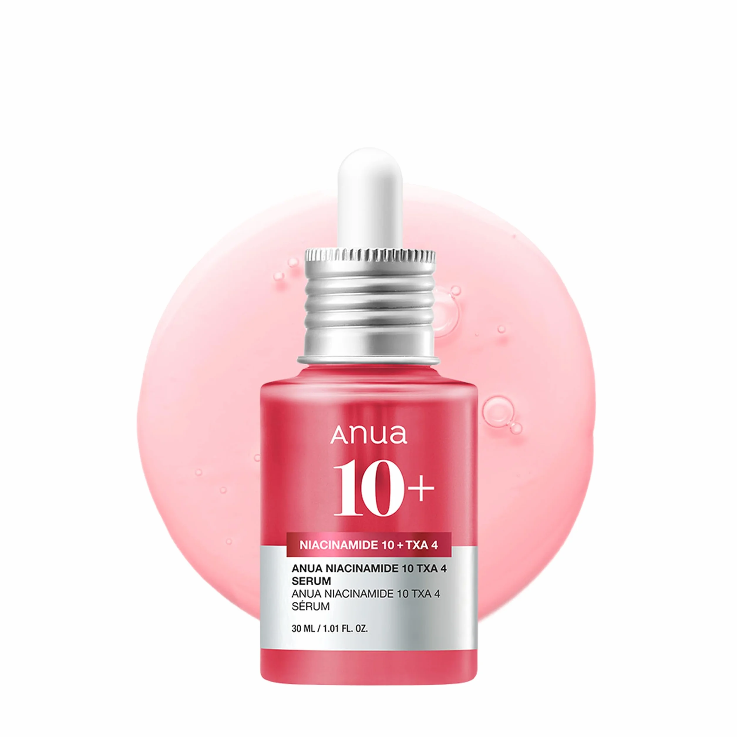 Anua Niacinamide 10% TXA 4 Sérum Éclat – Sérum Visage Hydratant & Anti-Imperfections, Peau Sensible, Skincare Coréenne, 30ml (30ml)