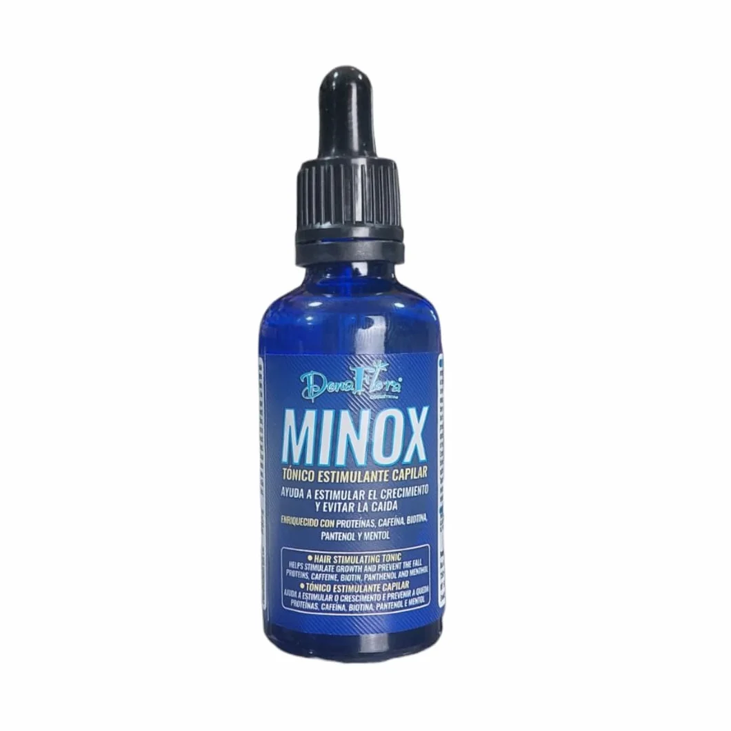 DONA FLORA – Tonique Capillaire Stimulant MINOX 50ml – Favorise la Pousse des Cheveux – Fortifie les Racines – Réduit la Chute – Sans Rinçage – Soin Intensif Unisexe