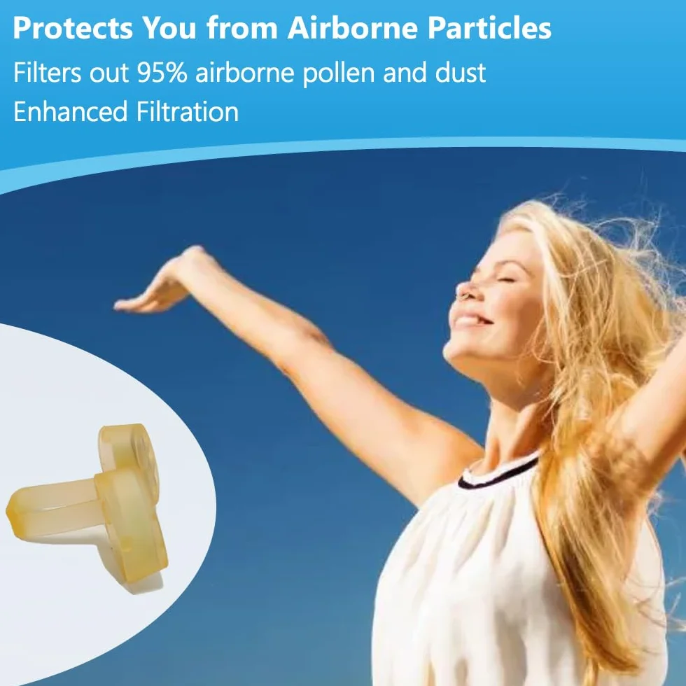 WoodyKnows Nasclear Filtres nasaux anti-allergies protection pollution S/M/L/XL