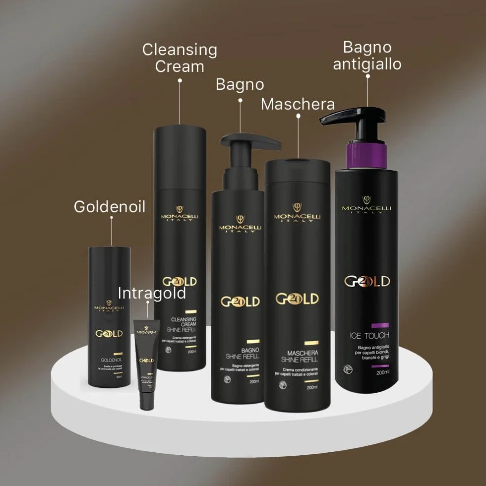 Monacelli Intragold Hydrogel 10 ml Kératine Biomimétique répare cuticules