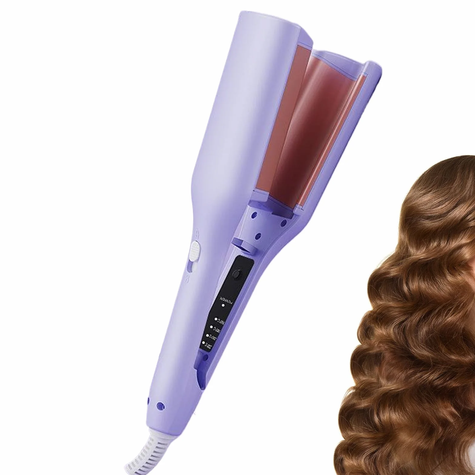 Fer À Friser | Appareil Coiffant Ions Négatifs Portable,Outil Coiffure Anti-Brûlures pour Élèves Femmes Vacances Maison Coiffeuse Mode Enthousiastes Filles Mariée
