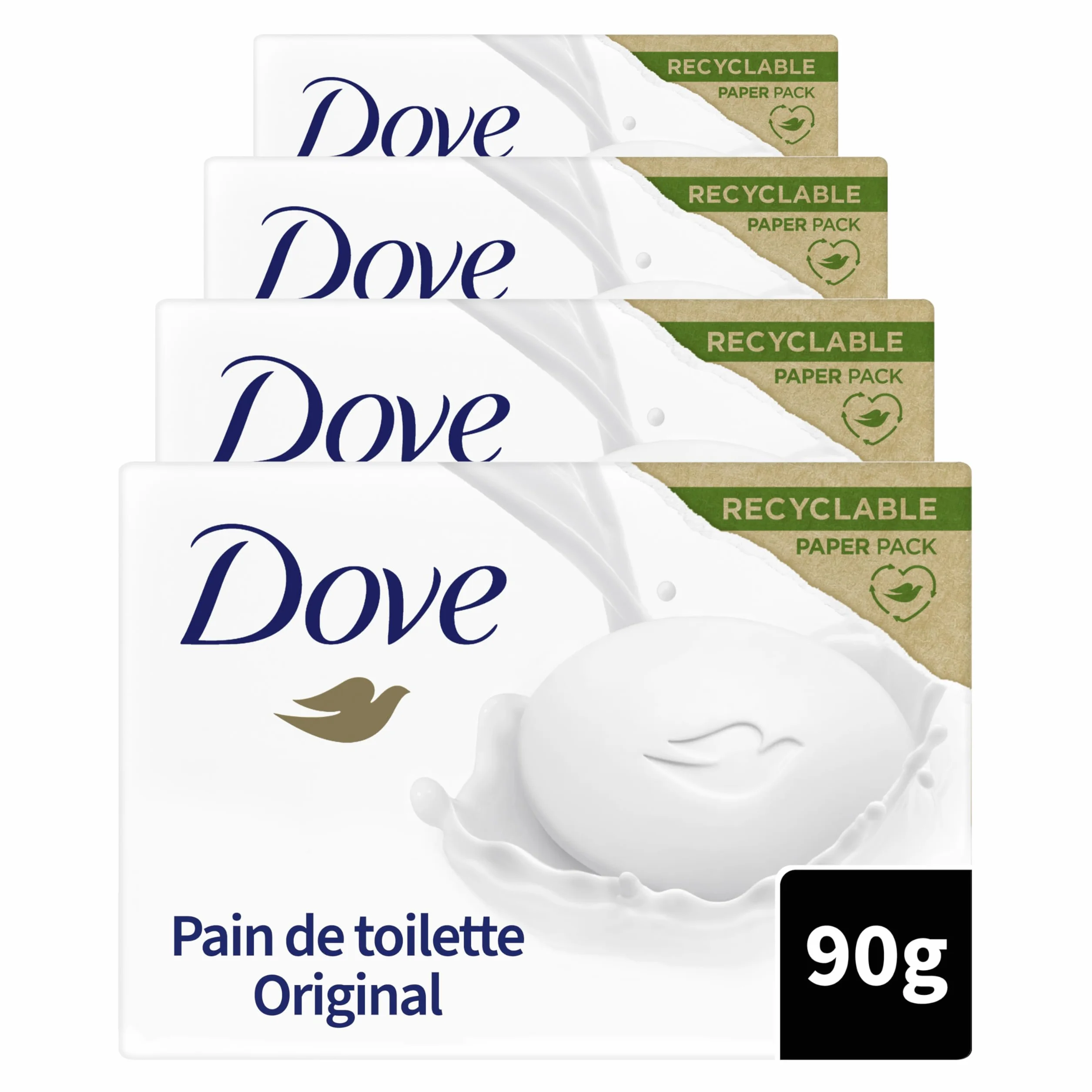 Dove Pain de Toilette Original Hydratant 4x90g