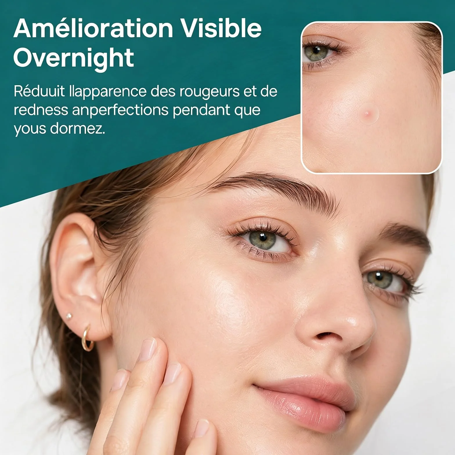 Curalona Patch 2-en-1 Microneedle & Hydrocolloïde 144 Pièce Invisible Imperméable Transpirable