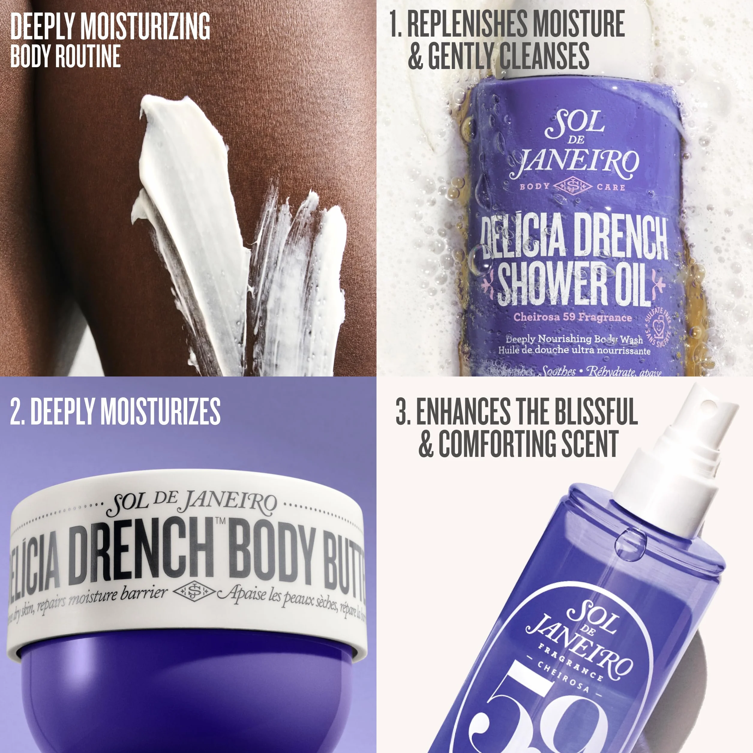 « SOL DE JANEIRO Delicia Drench Shower Oil 3 fl oz »