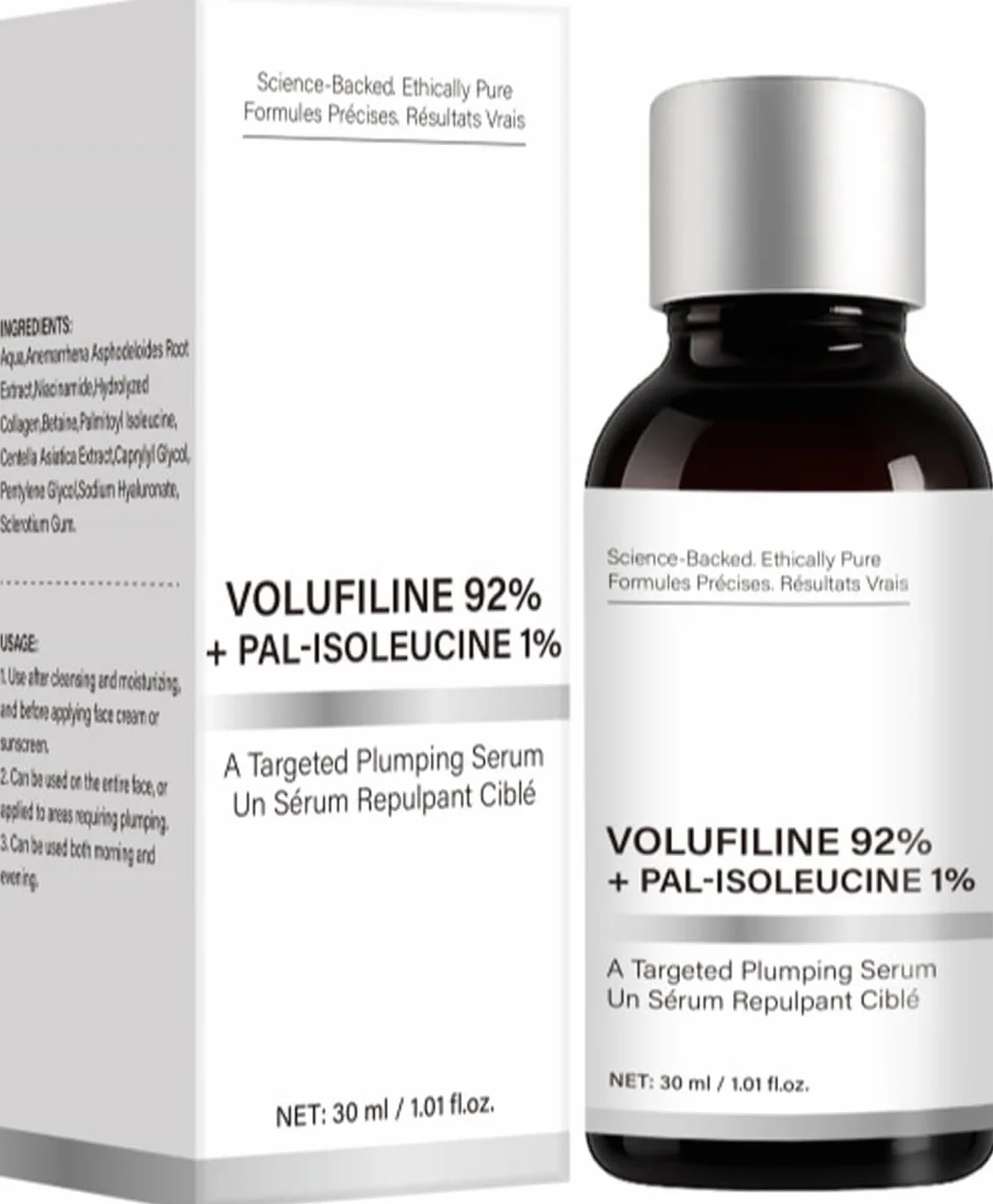 Sérum Volumateur Volufiline 92% — Hydratant léger anti-rides peaux creuses