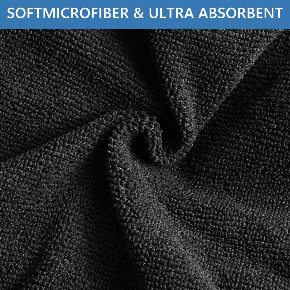 Bonnet De Douche Réutilisable Triple Couche Microfibre Imperméable