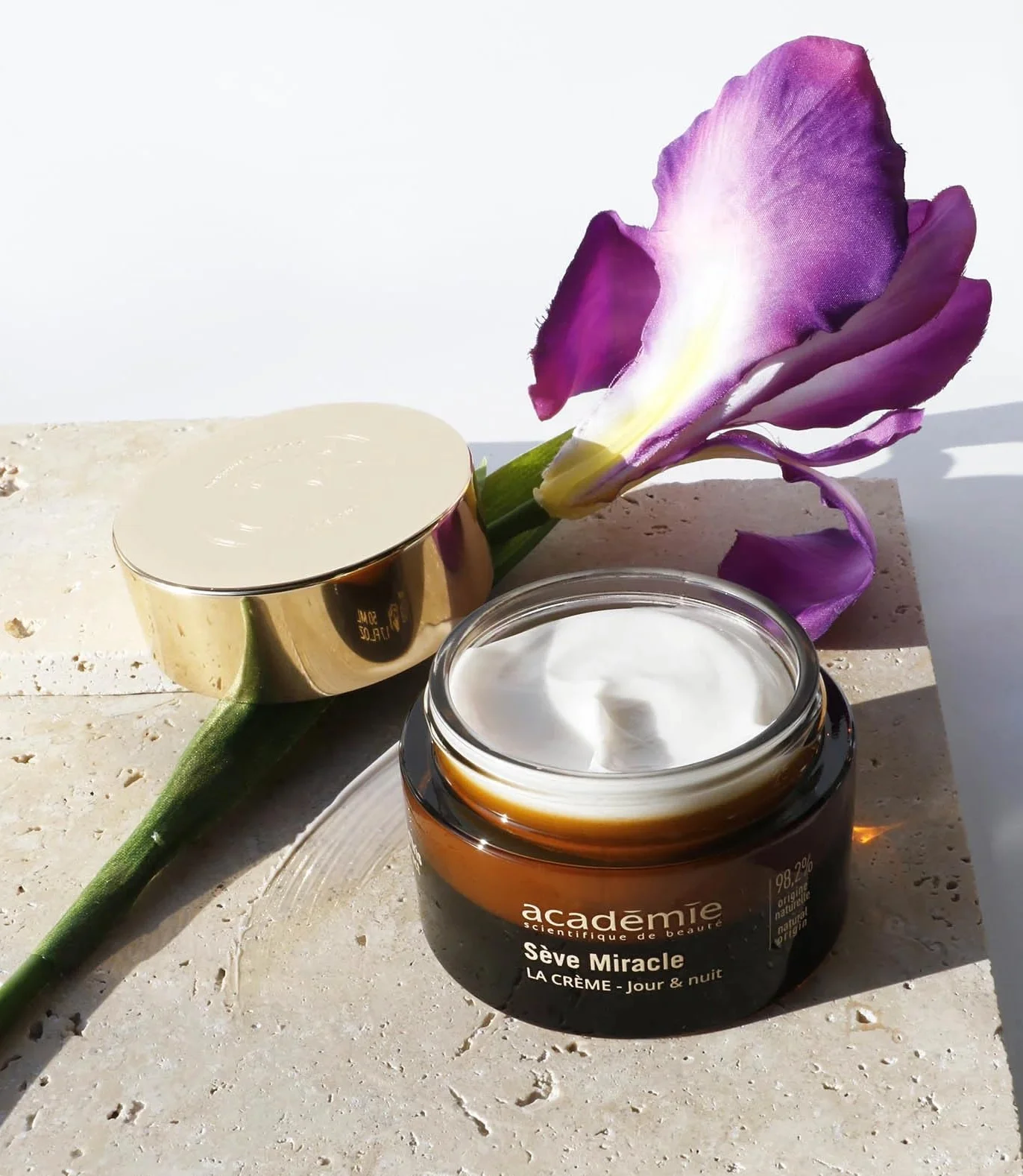Academie Scientifique de Beauté Sève Miracle La Crème, Crème Visage Hydratante Anti-Rides Jour et Nuit, Peau Mature, 50 ml