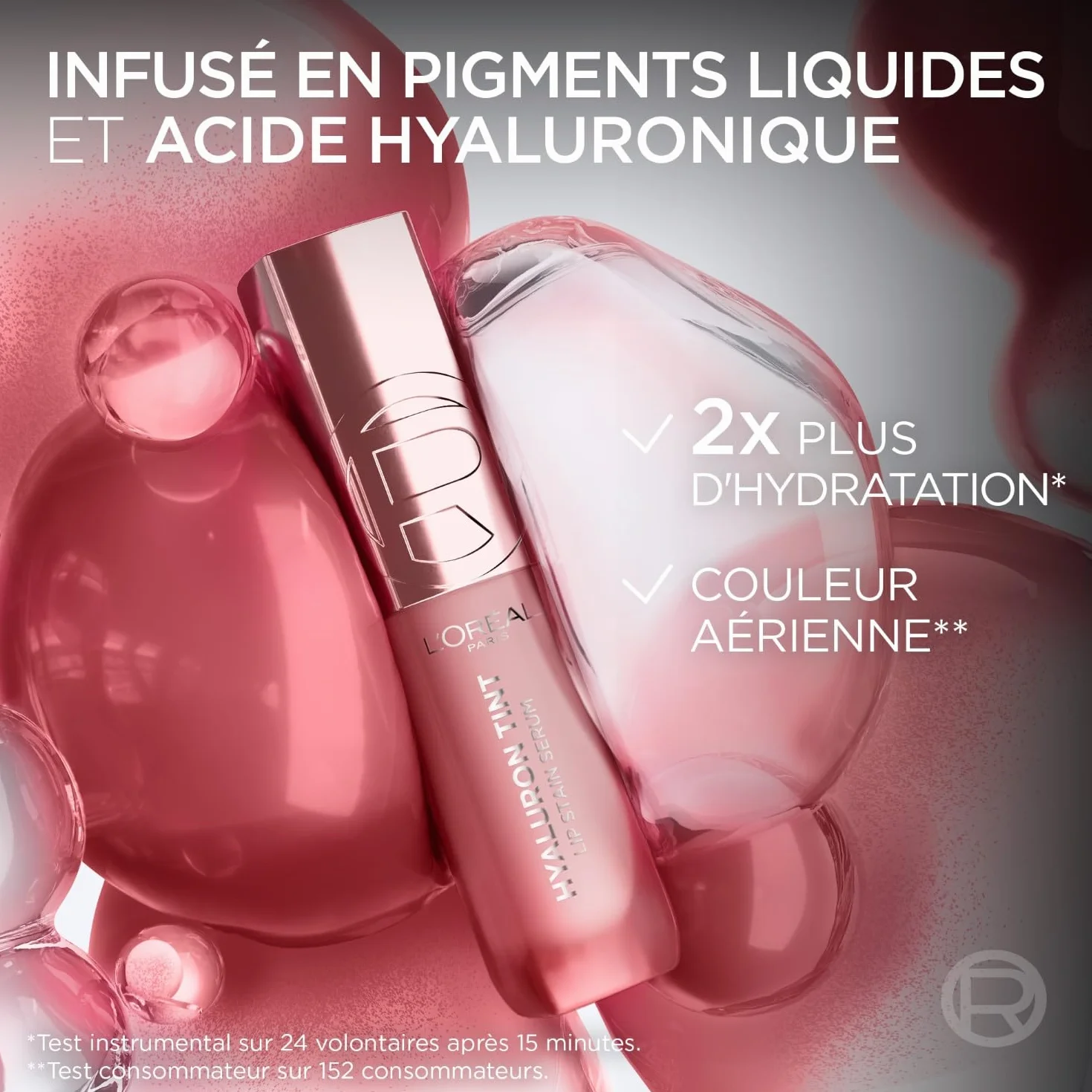 L'Oréal Paris Hyaluron Tint Encre à Lèvres Multi-Usages Teinte Worth It